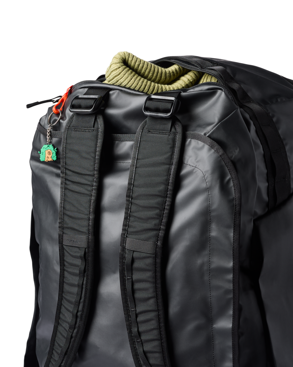 Cotopaxi Allpa Getaway 100L Duffel in Black — angle view 2