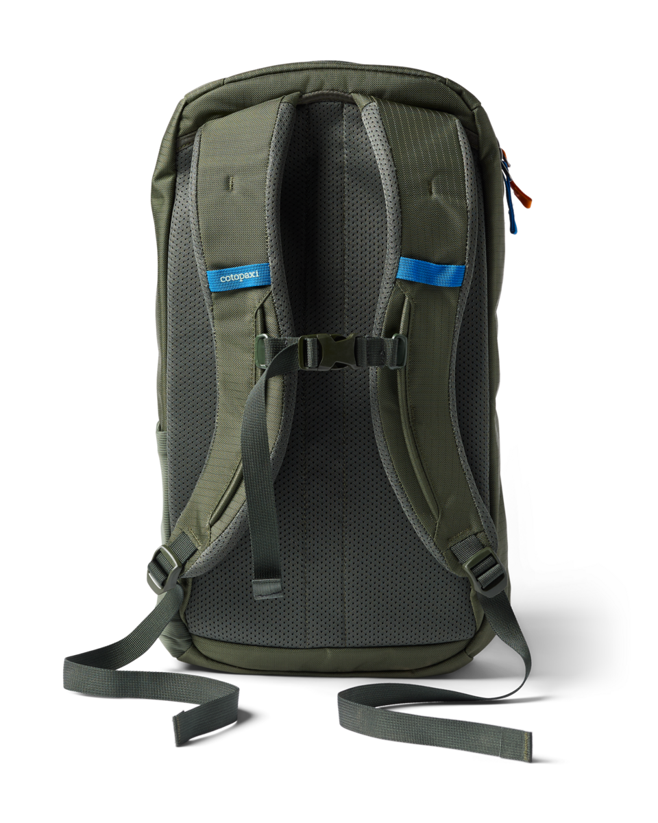 Cotopaxi Allpa Mini 20L Travel Pack in Fatigue — back view