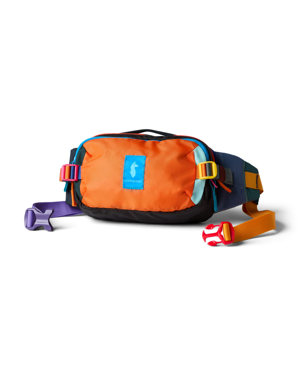 Cotopaxi Allpa X 1.5L Hip Pack in Del Día — front view