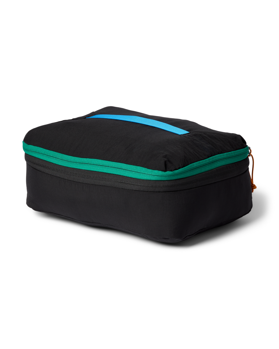 Cotopaxi Cubo 12L Expandable Packing Cube in Black — back view