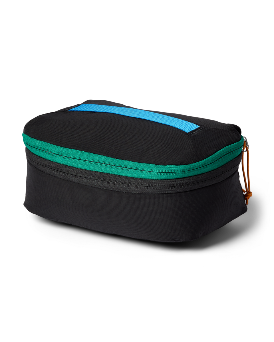 Cotopaxi Cubo 6L Expandable Packing Cube in Black — back view