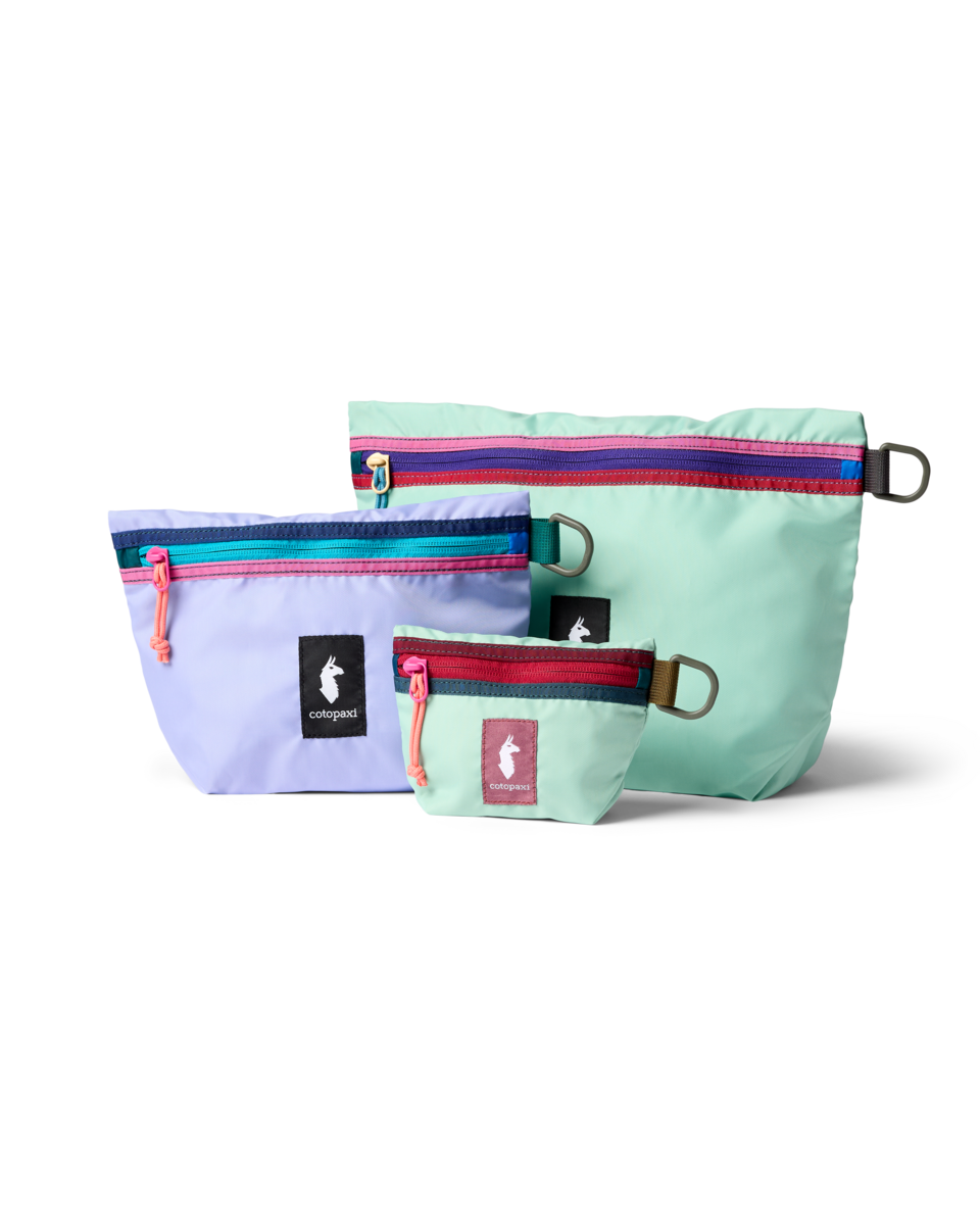Cotopaxi Cubo Pouch Organizers in Del Día — back view