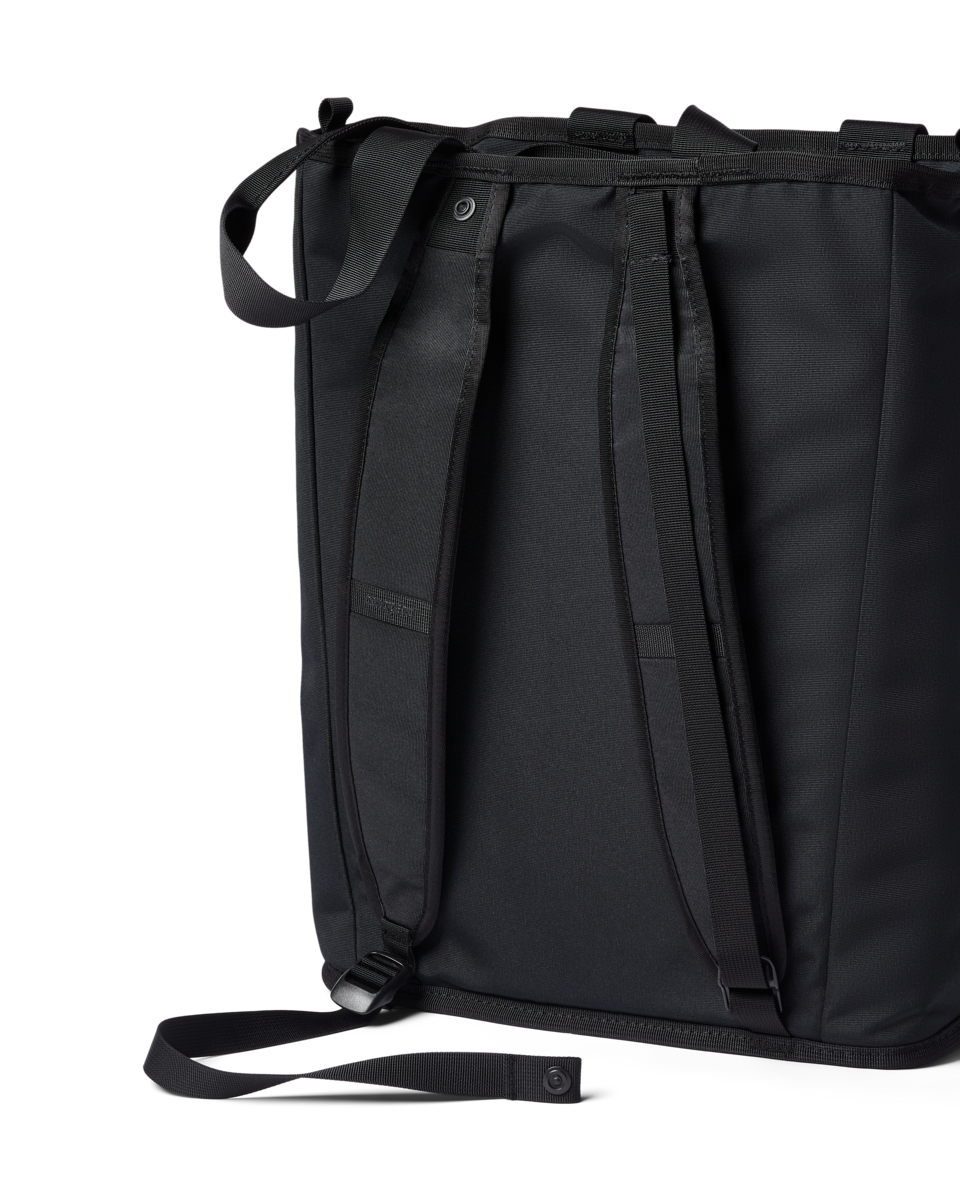 Cotopaxi Todo 22L Convertible Tote in Black — angle view 2