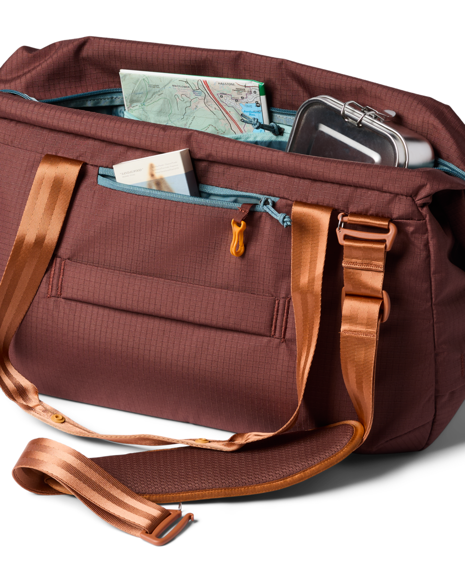 Cotopaxi Viaje 35L Travel Duffel in Sepia — angle view 3