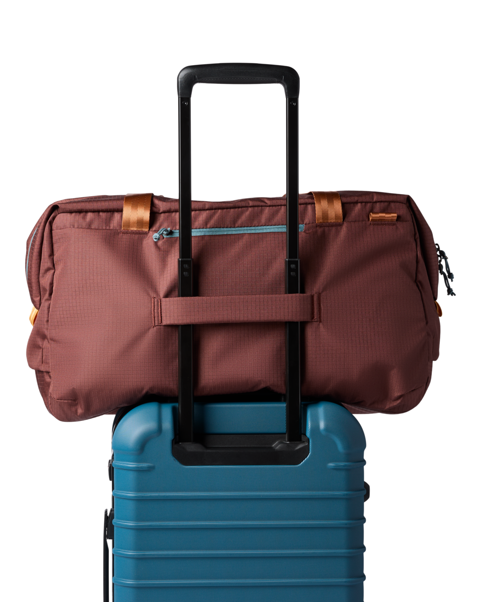 Cotopaxi Viaje 45L Travel Duffel in Sepia — interior view