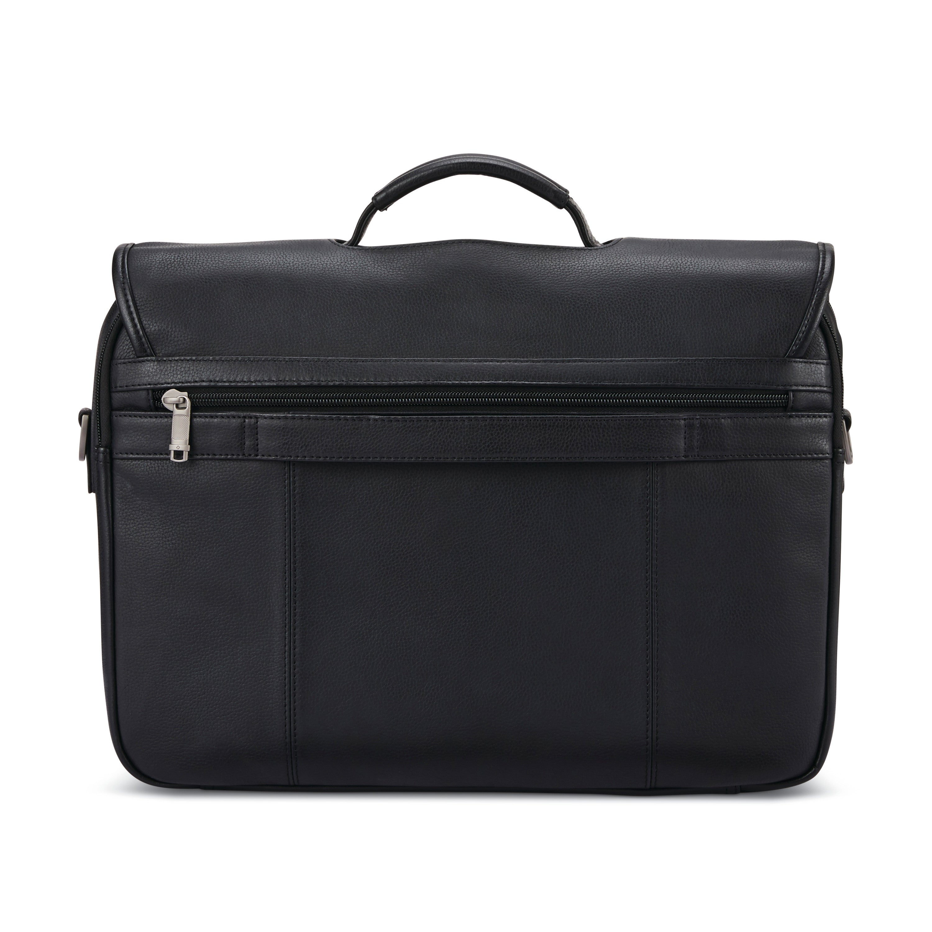 Samsonite Classic Leather Flapover - Black