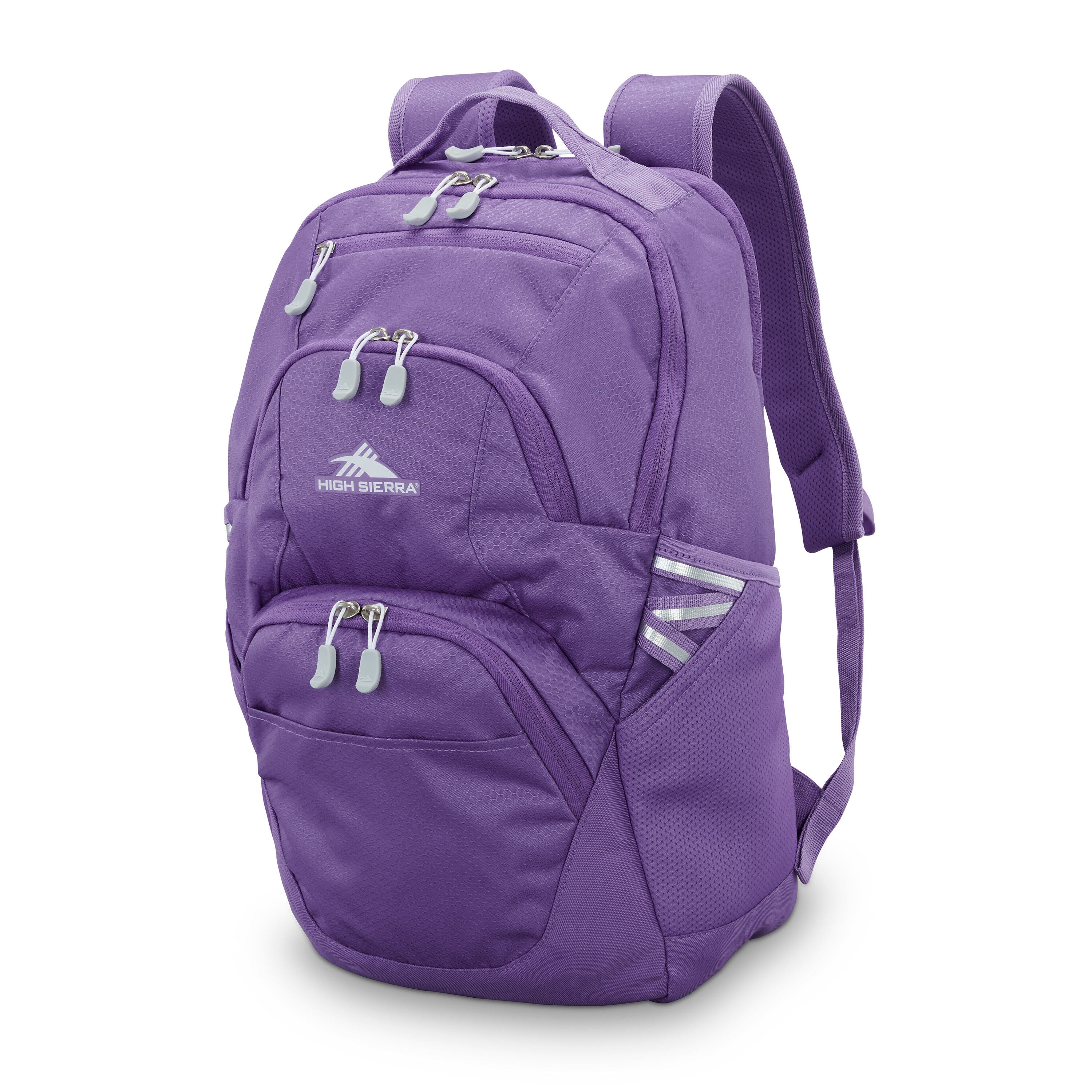 High Sierra Swoop SG Backpack in Light Purple — front view