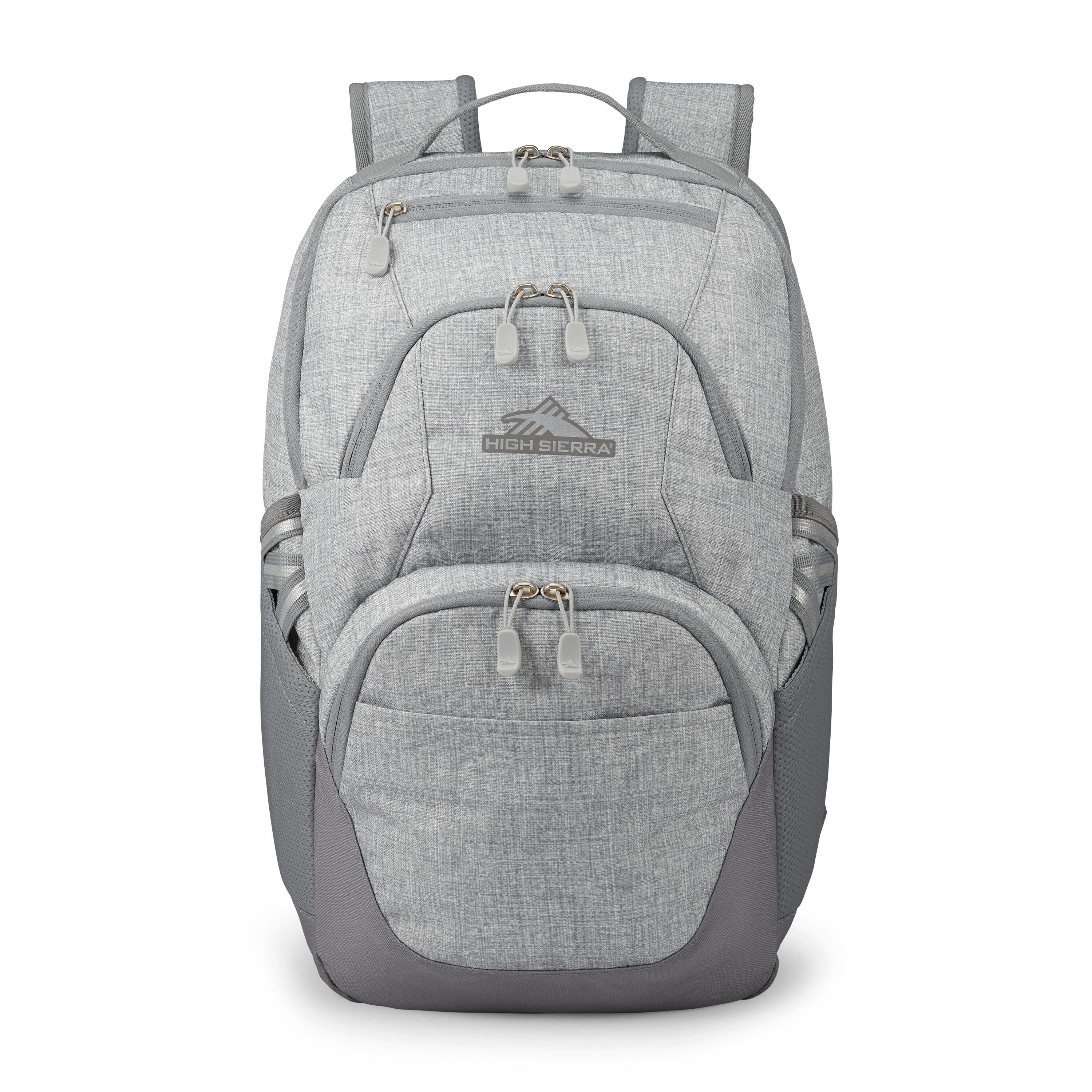 High Sierra Swoop SG Backpack in Silver Heather — angle view 1