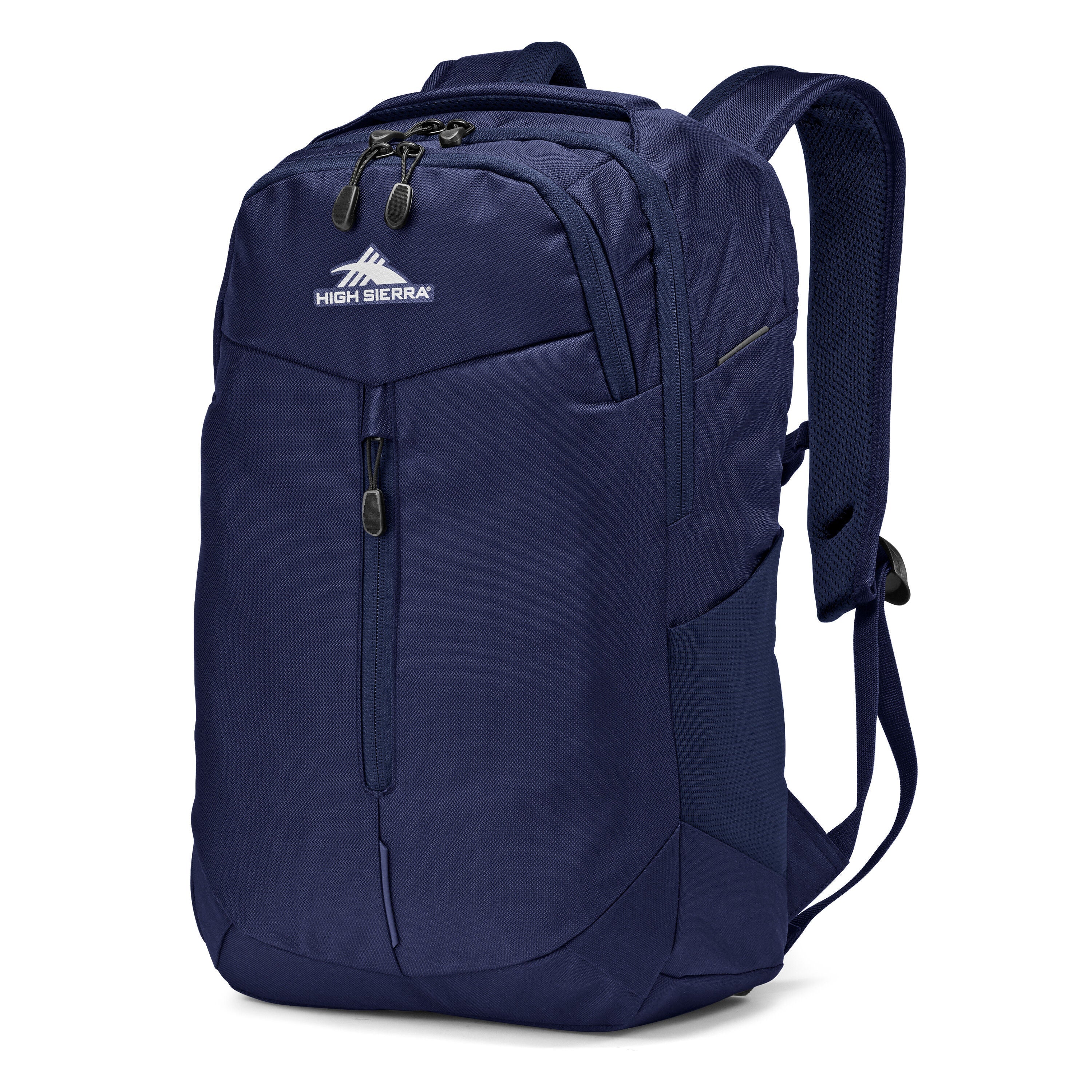High Sierra Swerve Pro Backpack in True Navy — front view