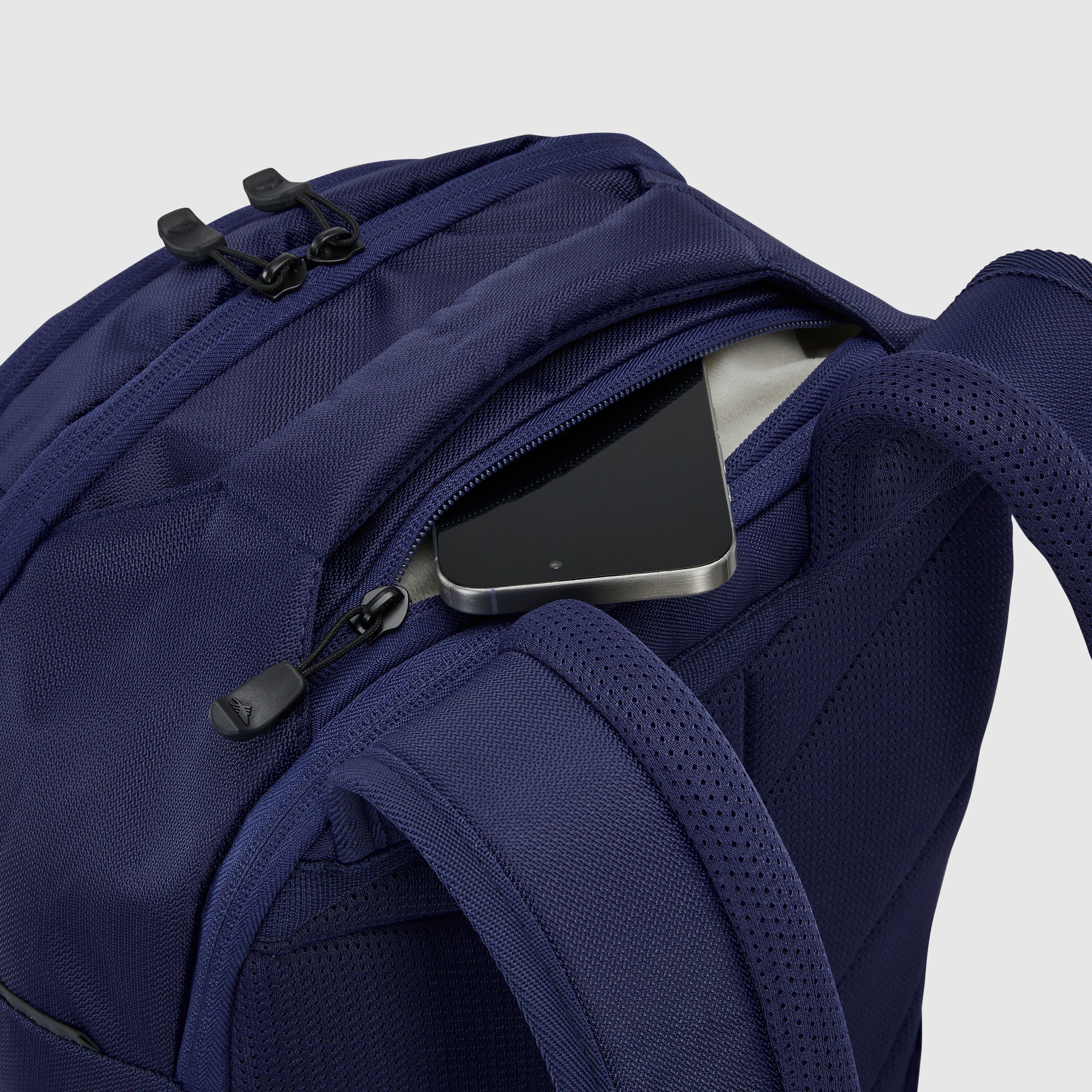 High Sierra Swerve Pro Backpack in True Navy — angle view 1