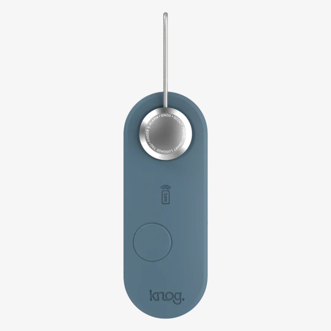 Eagle Creek Knog Scout Travel Smart Luggage Tag in Blue — angle view 2 # color_Blue