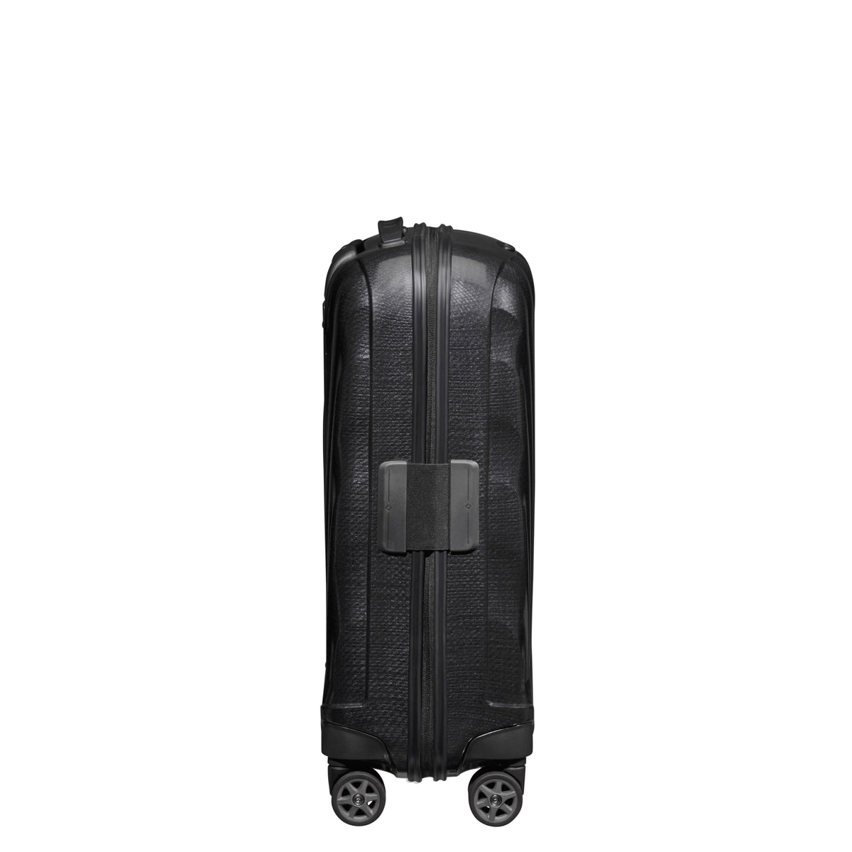 Samsonite C-Lite Carry-On Spinner in Black — side view
