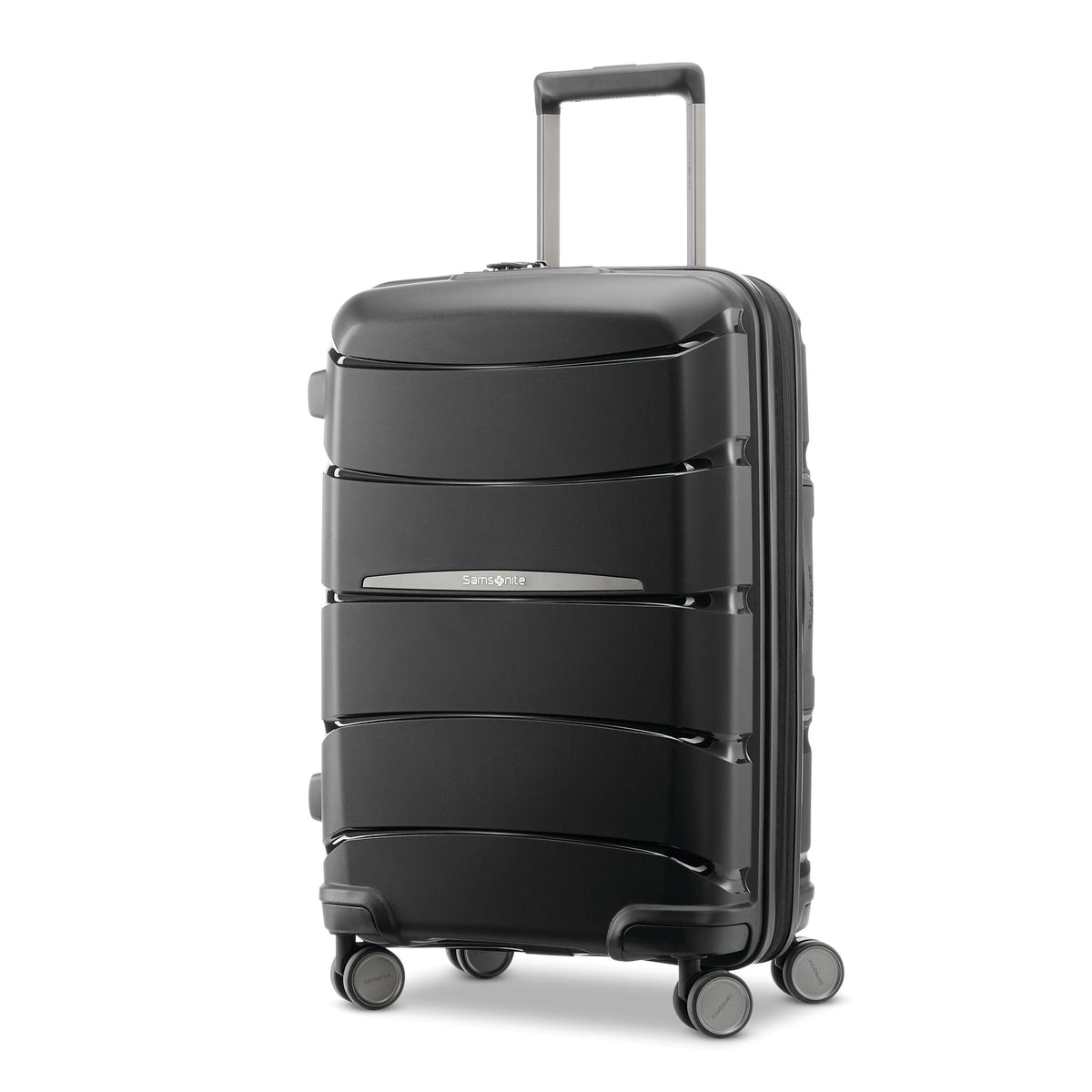 Samsonite Outline Pro Carry-On Spinner in Midnight Black — front view