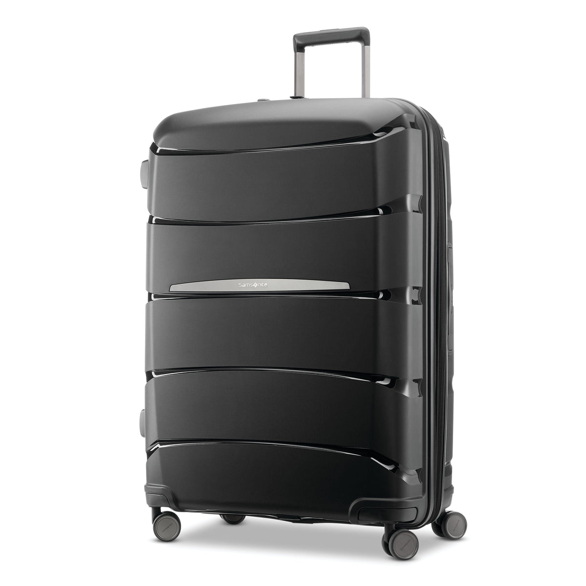 Samsonite Outline Pro Large Spinner in Midnight Black — front view
