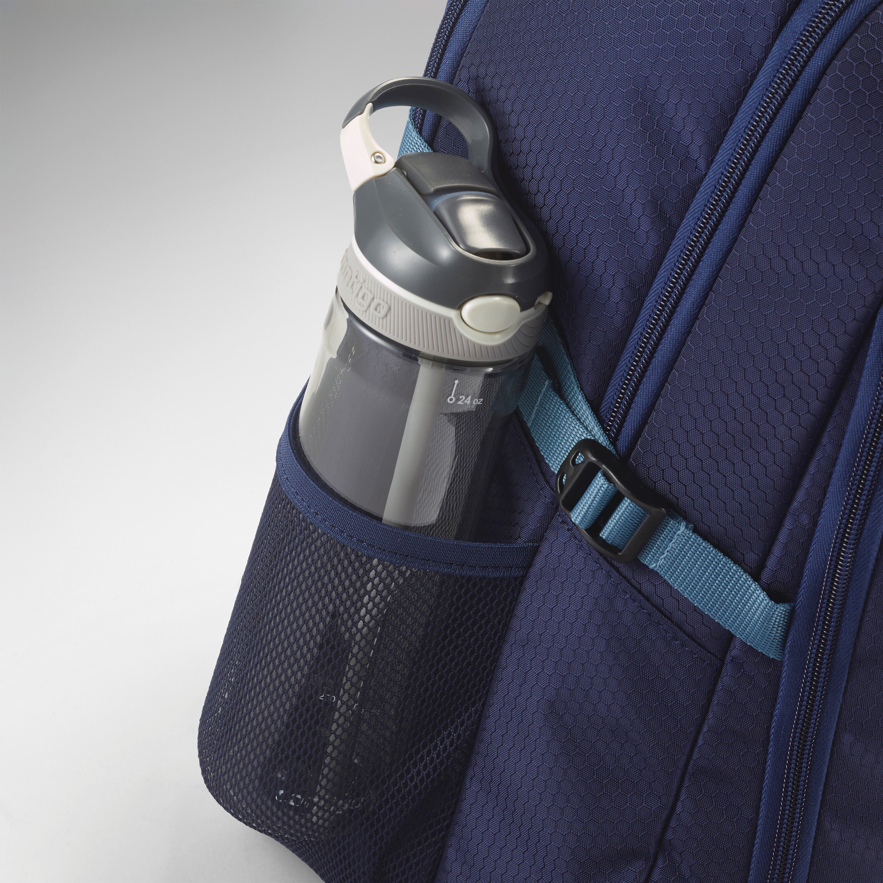 High Sierra Fairlead Computer Backpack in True Navy Graphite Blue — angle view 3