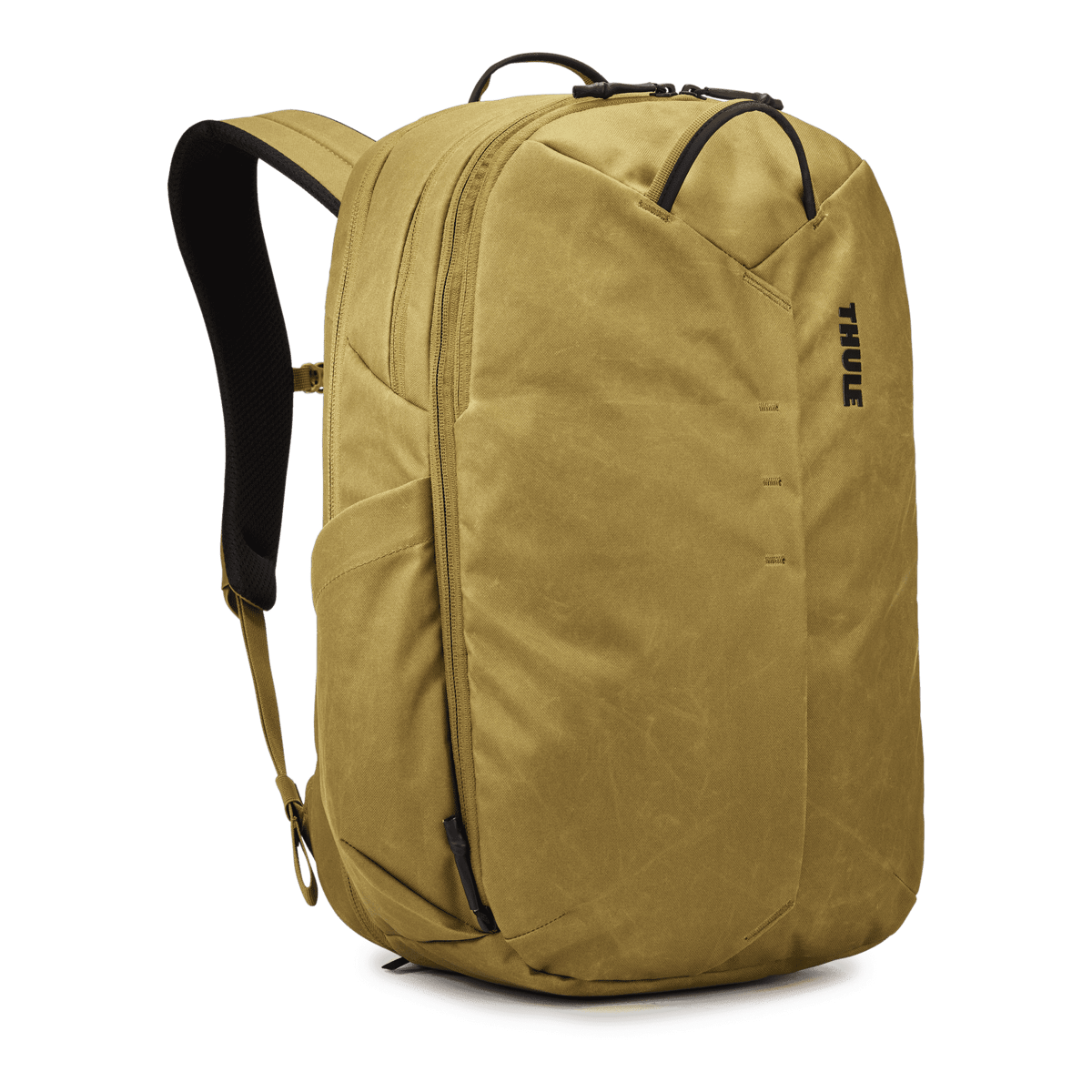 Thule Aion Travel Backpack 28L in Nutria Brown — front view # color_Nutria Brown