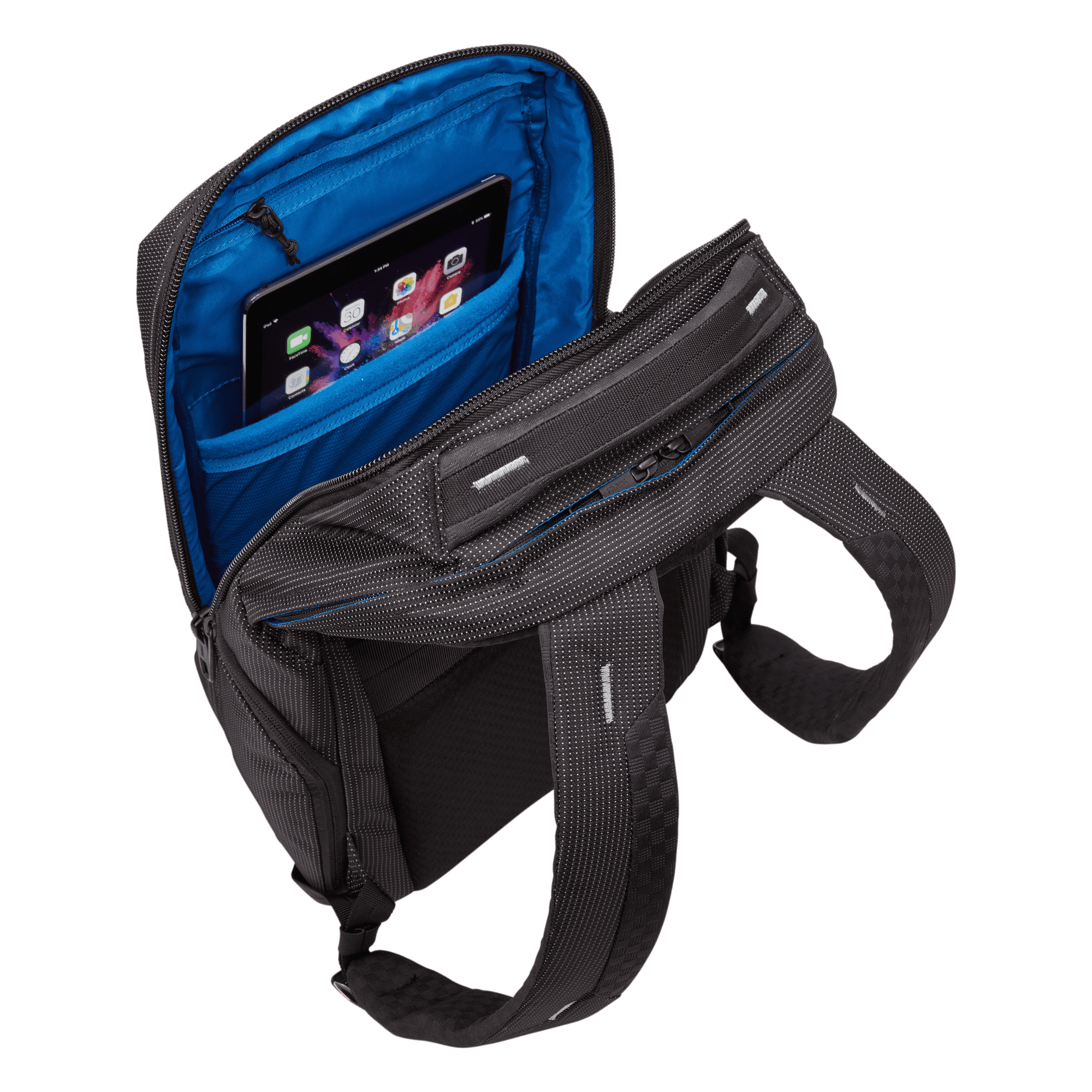Thule Crossover 2 Backpack 20L in Black — interior view 2 # color_Black