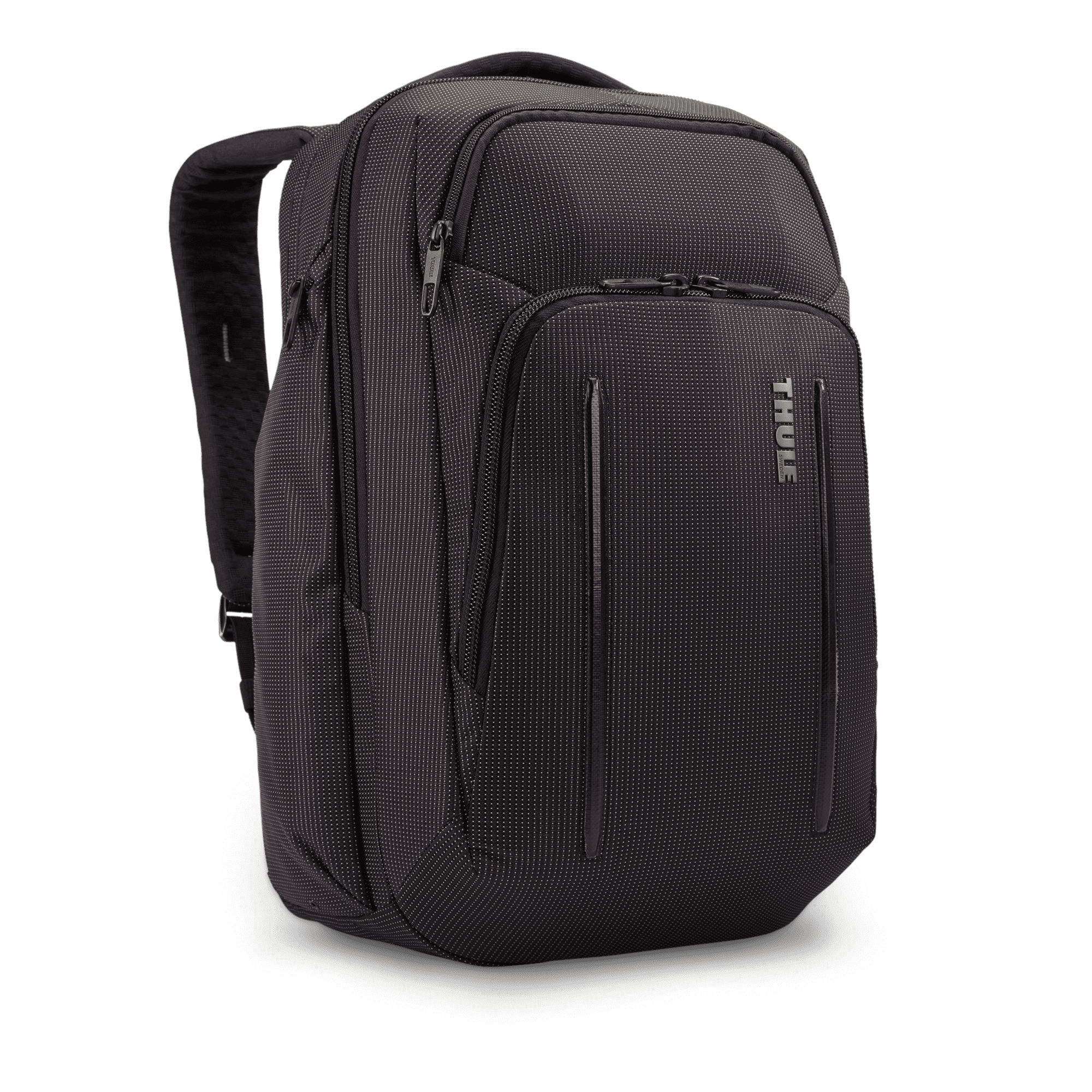 Thule Crossover 2 Backpack 30L in Black — front view # color_Black