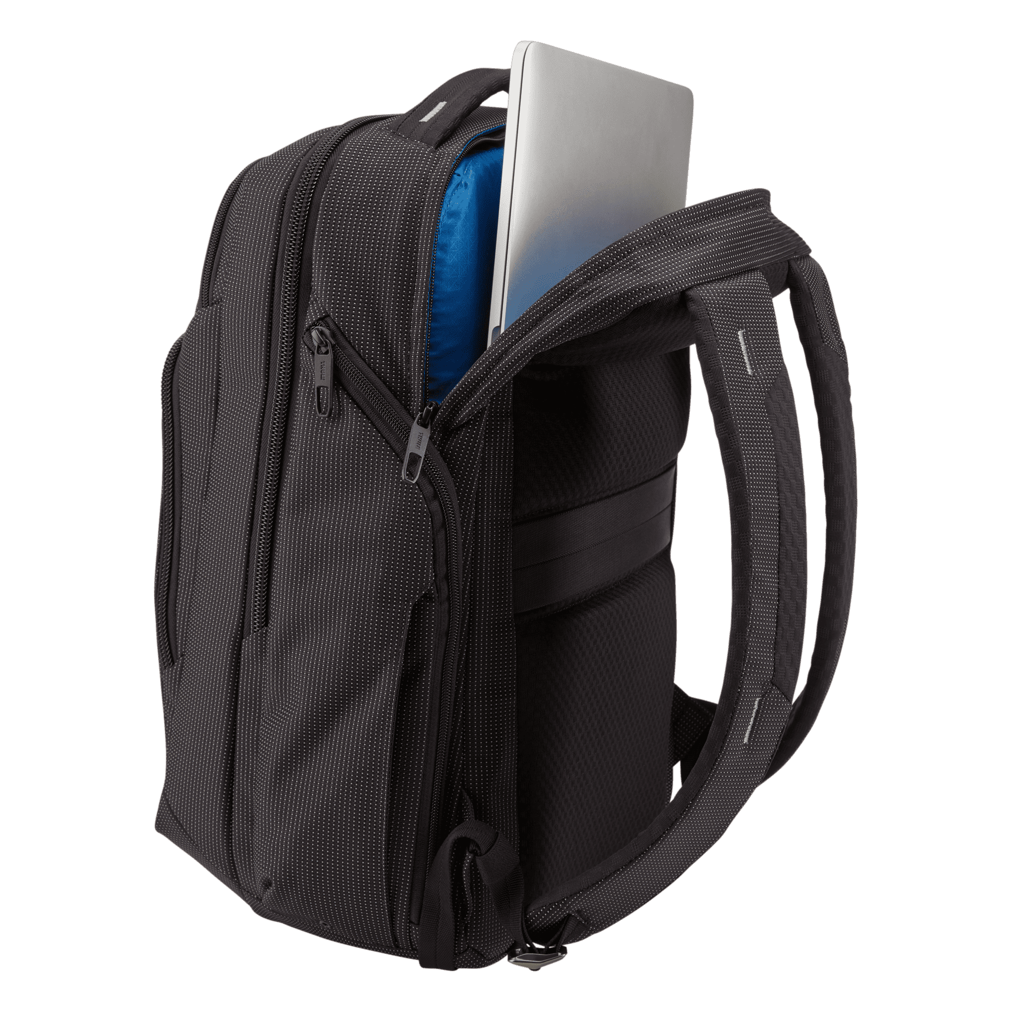 Thule Crossover 2 Backpack 30L in Black — interior view # color_Black