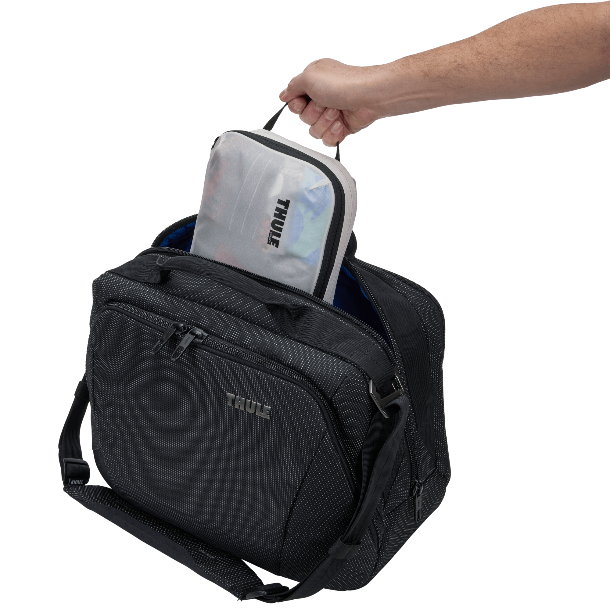 Thule Compression Packing Cube Small in White — lifestyle # color_White