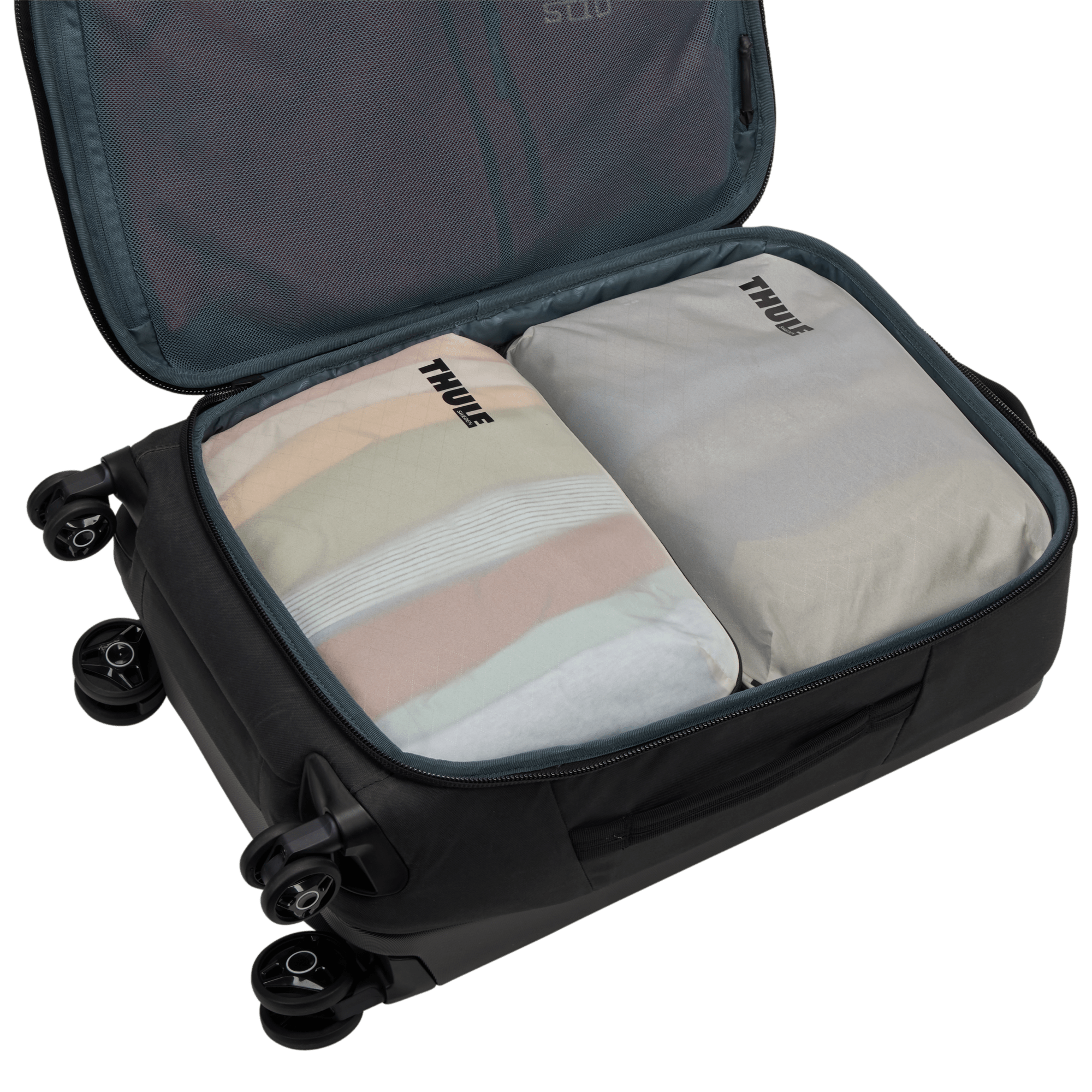 Thule Compression Packing Cube Medium in White — angle view 3 # color_White