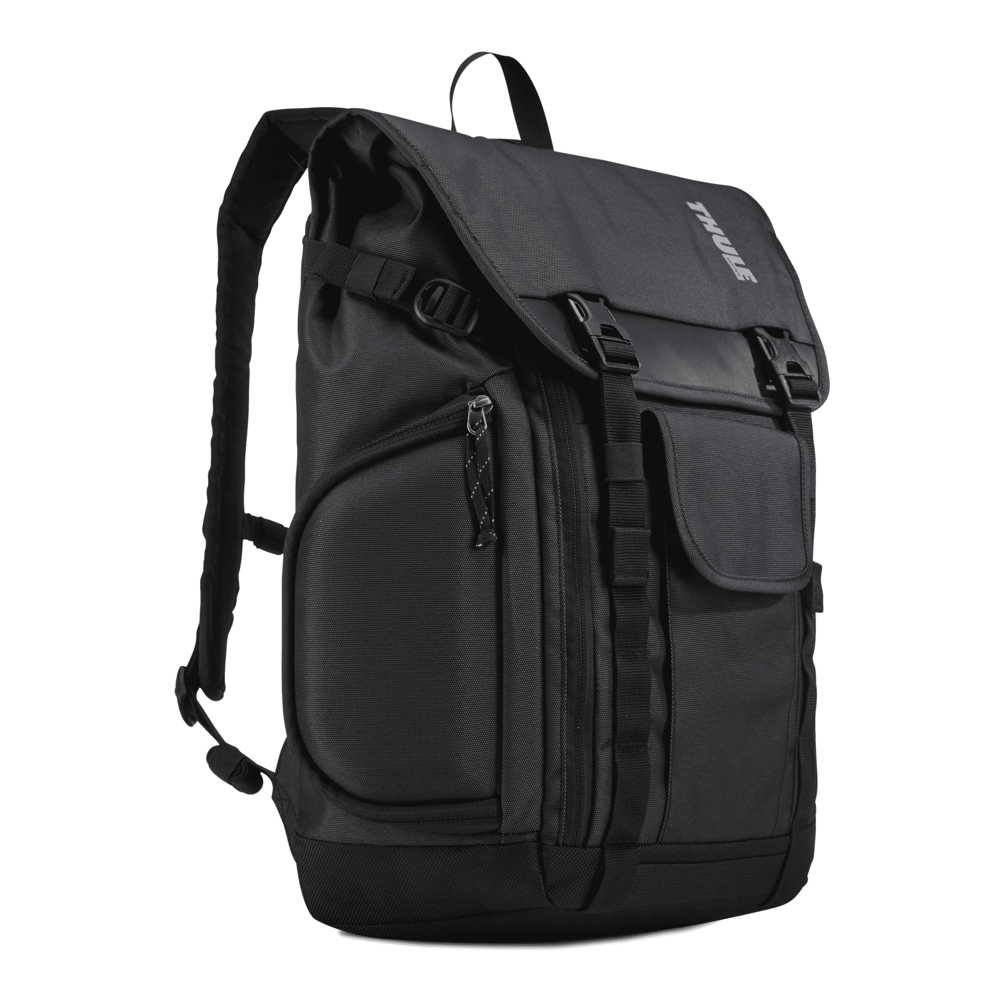 Thule Subterra Backpack 25L in Dark Shadow — angle view 2 # color_Dark Shadow
