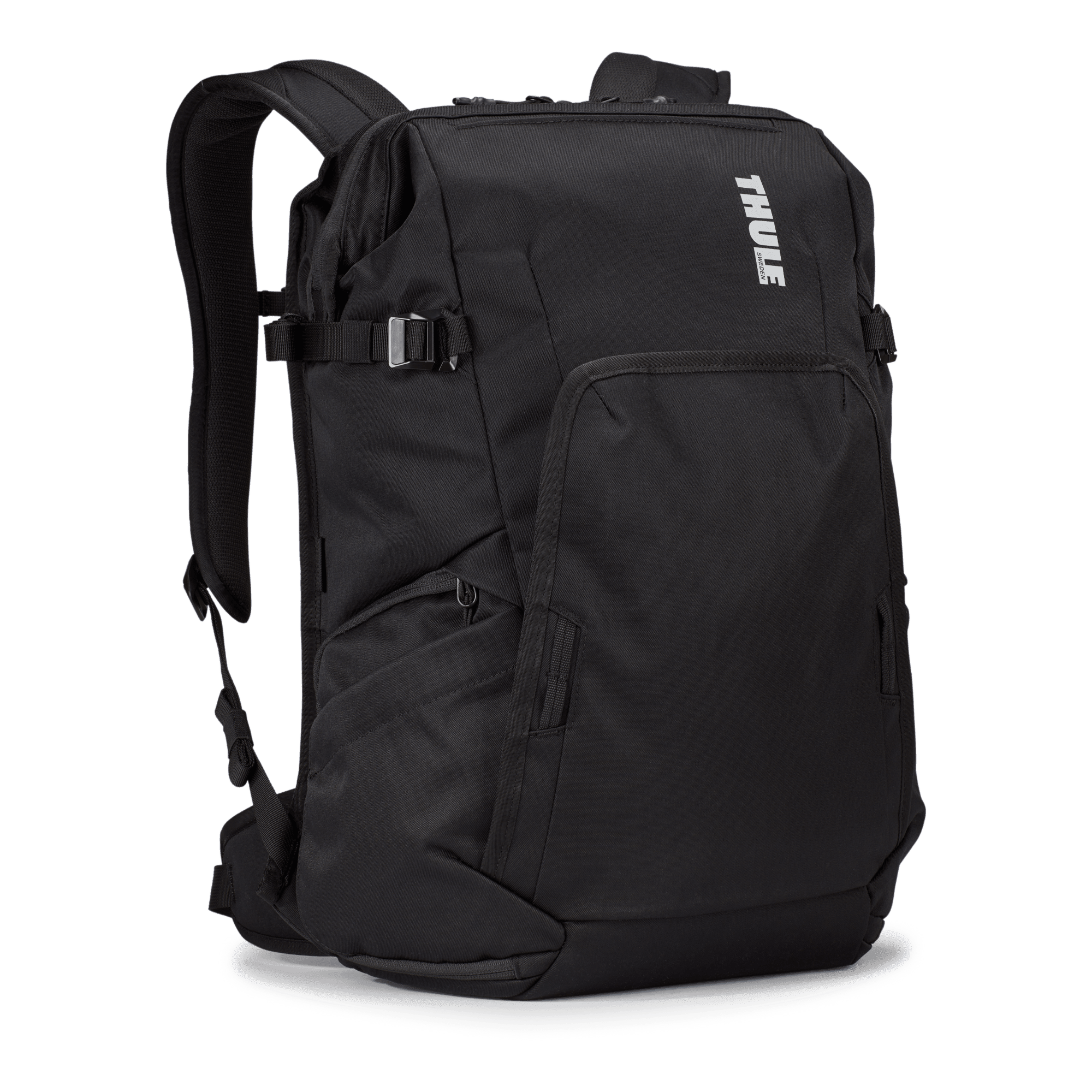 Thule Covert DSLR Backpack 24L in Black — front view # color_Black