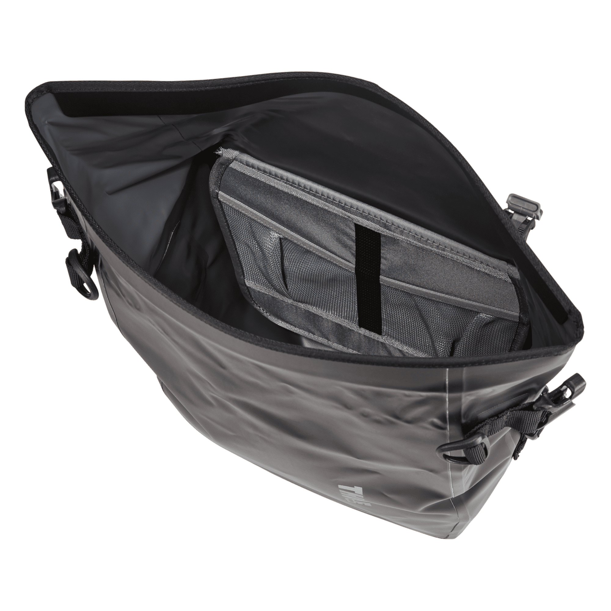 Thule Shield Pannier 13L in Black — interior view # color_Black