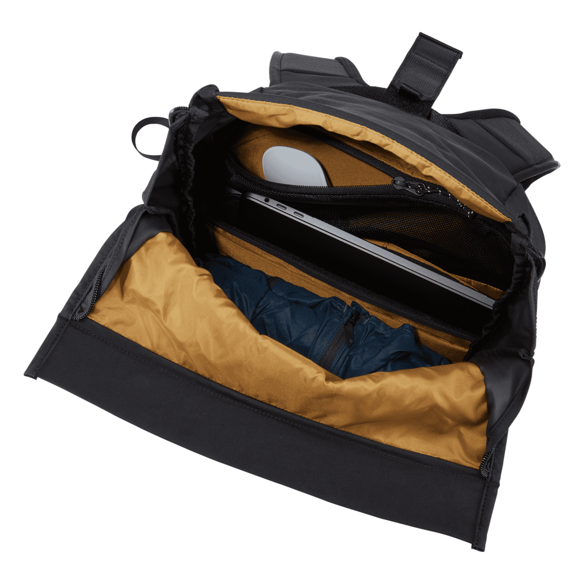 Thule Paramount Commuter Backpack 18L in Black — interior view