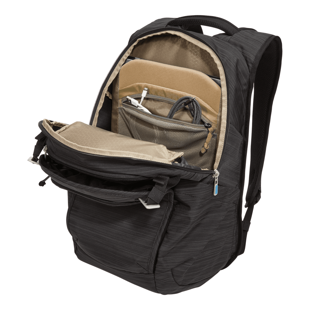 Thule Construct Backpack 24L in Black — lifestyle