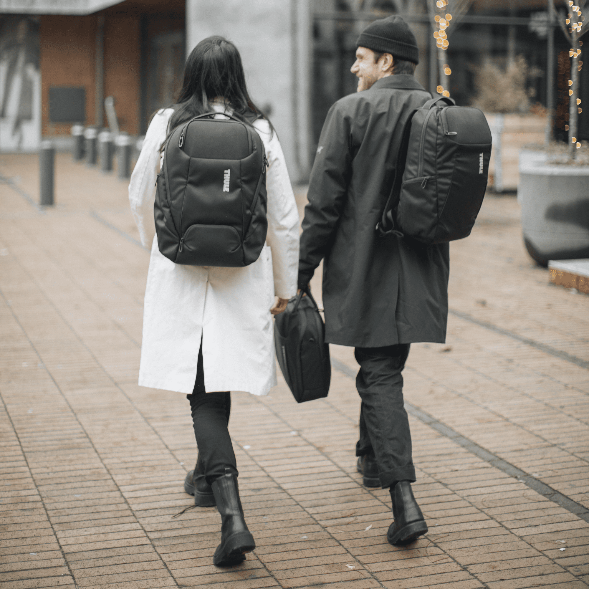 Thule Accent Convertible Backpack 17L in Black — lifestyle 4 # color_Black