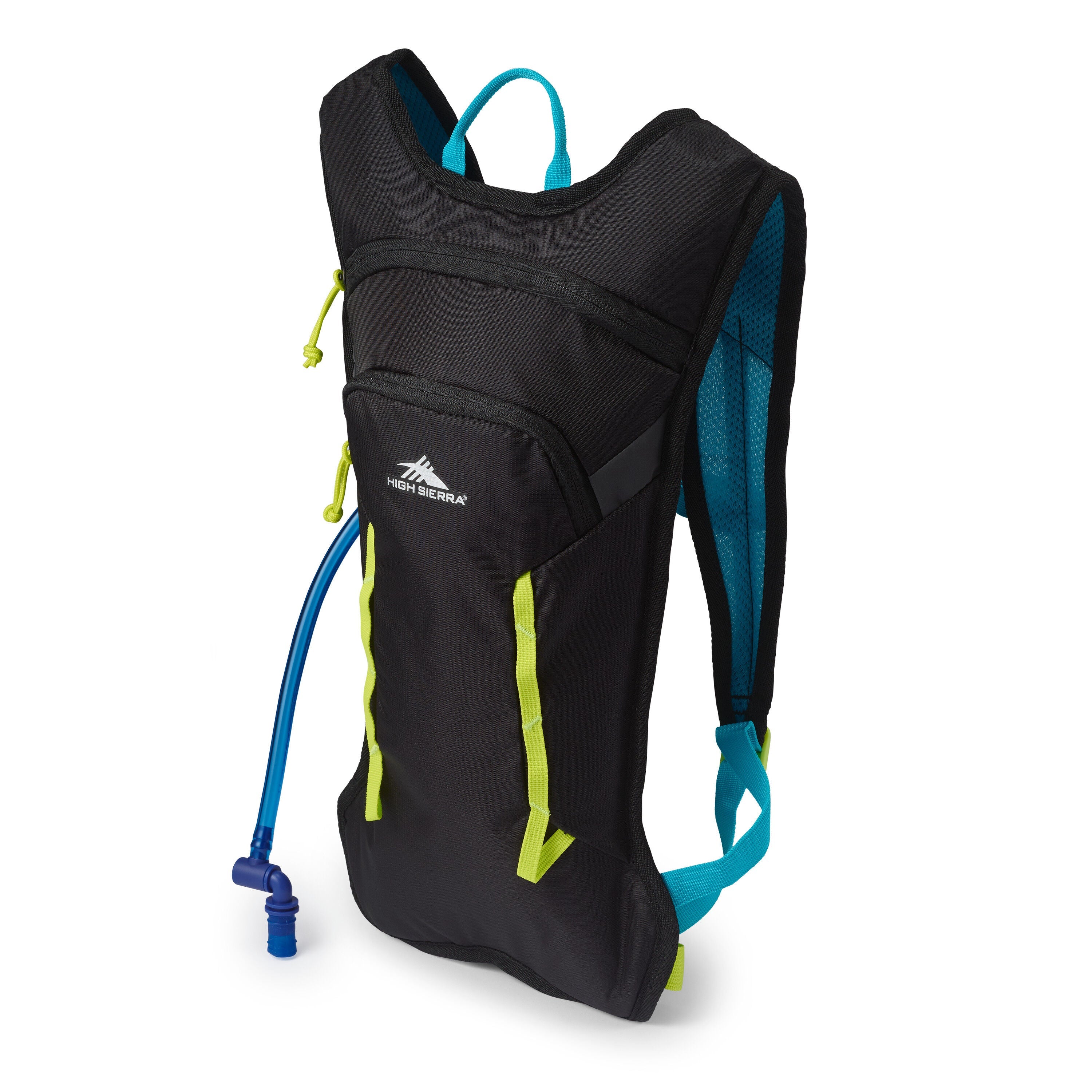 High Sierra HydraHike 2.0 4L Hydration Pack in Black — front view