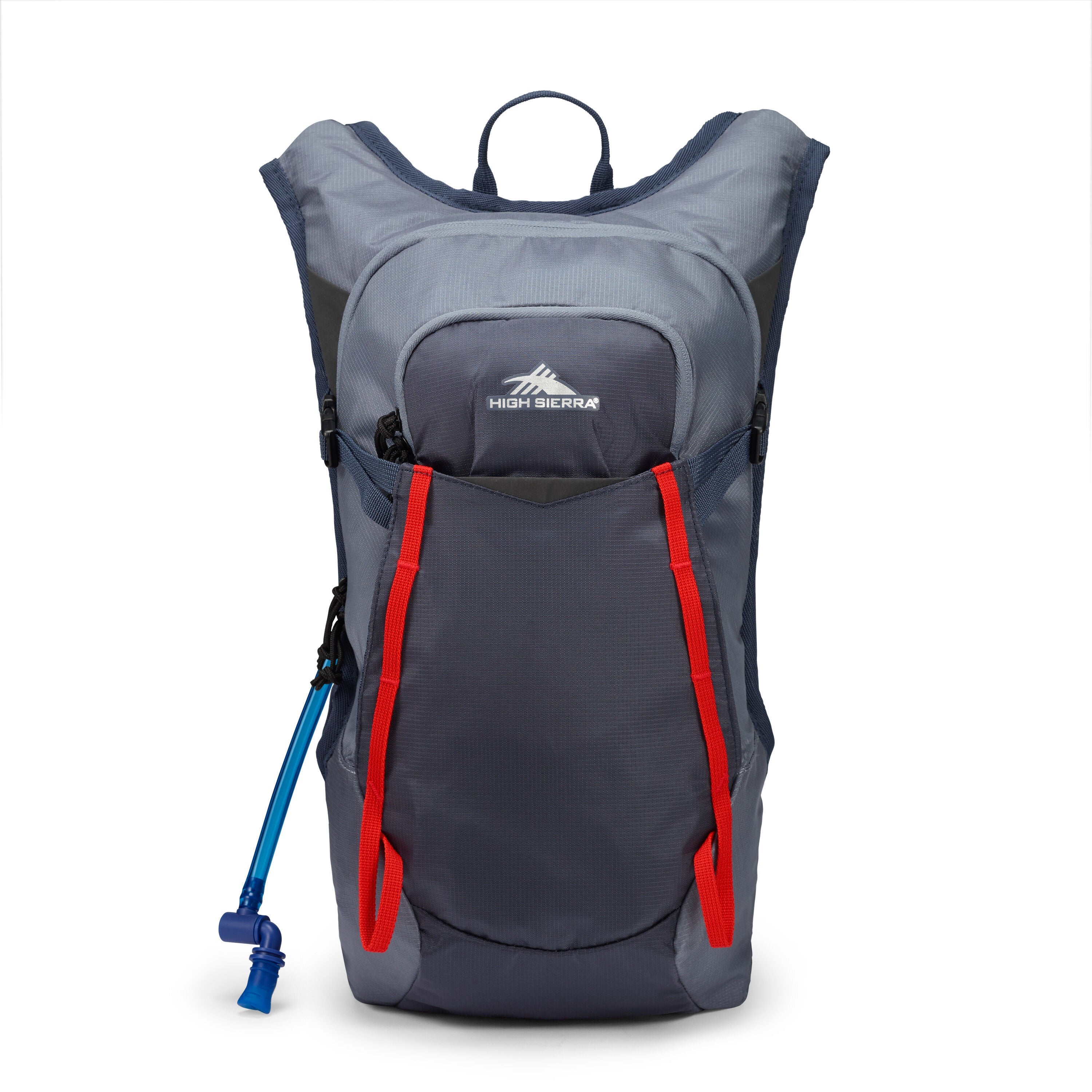 High Sierra HydraHike 2.0 8L Hydration Pack in Grey Blue — angle view 5