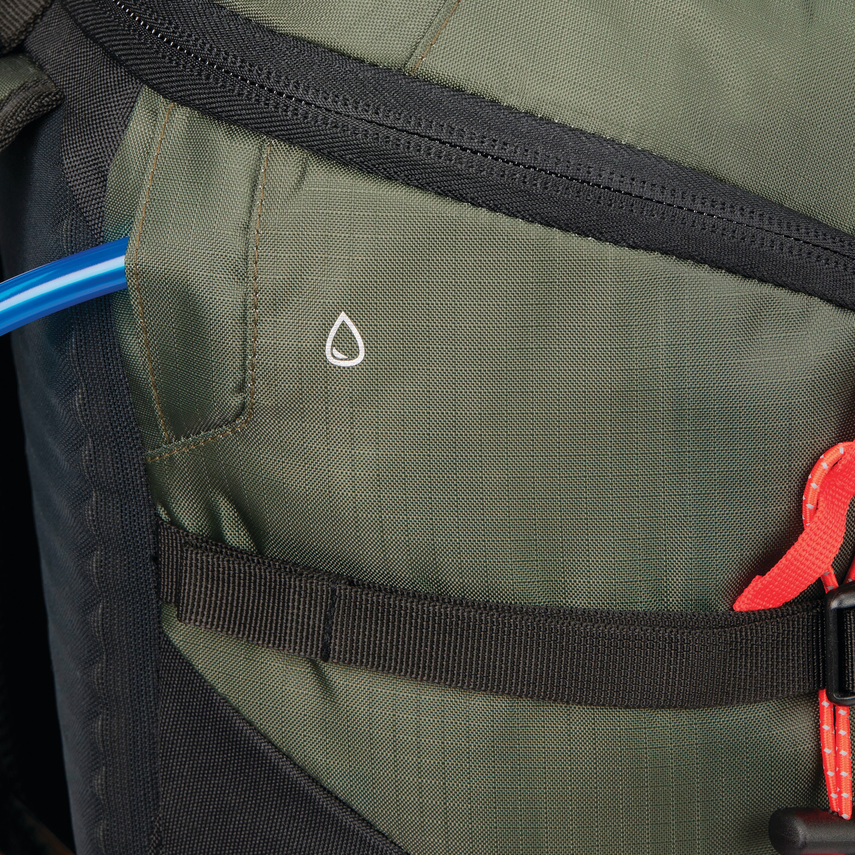 High Sierra Pathway 2.0 45L Backpack in Forest Green Black — angle view 4