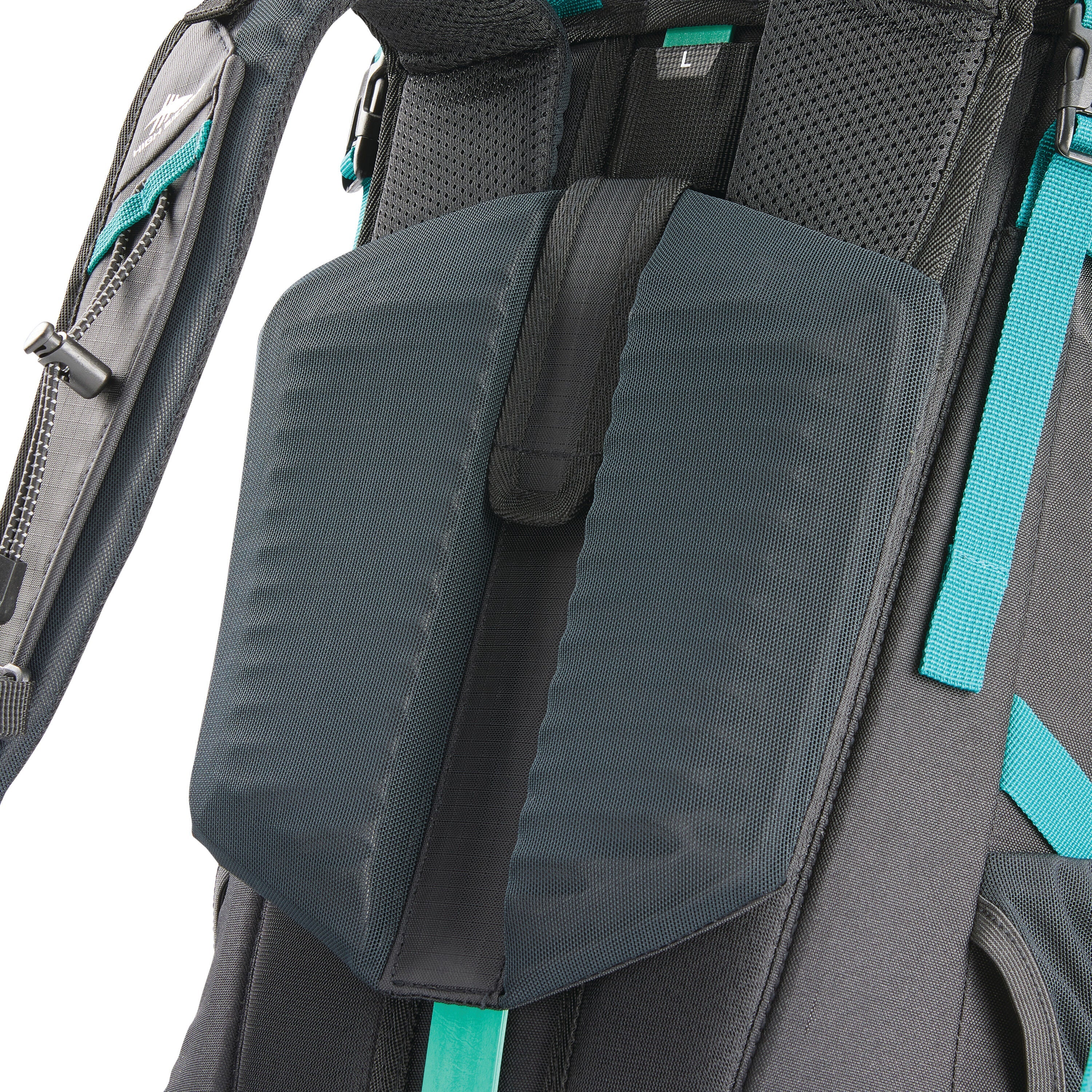 High Sierra Pathway 2.0 60L Backpack in Black — angle view 6
