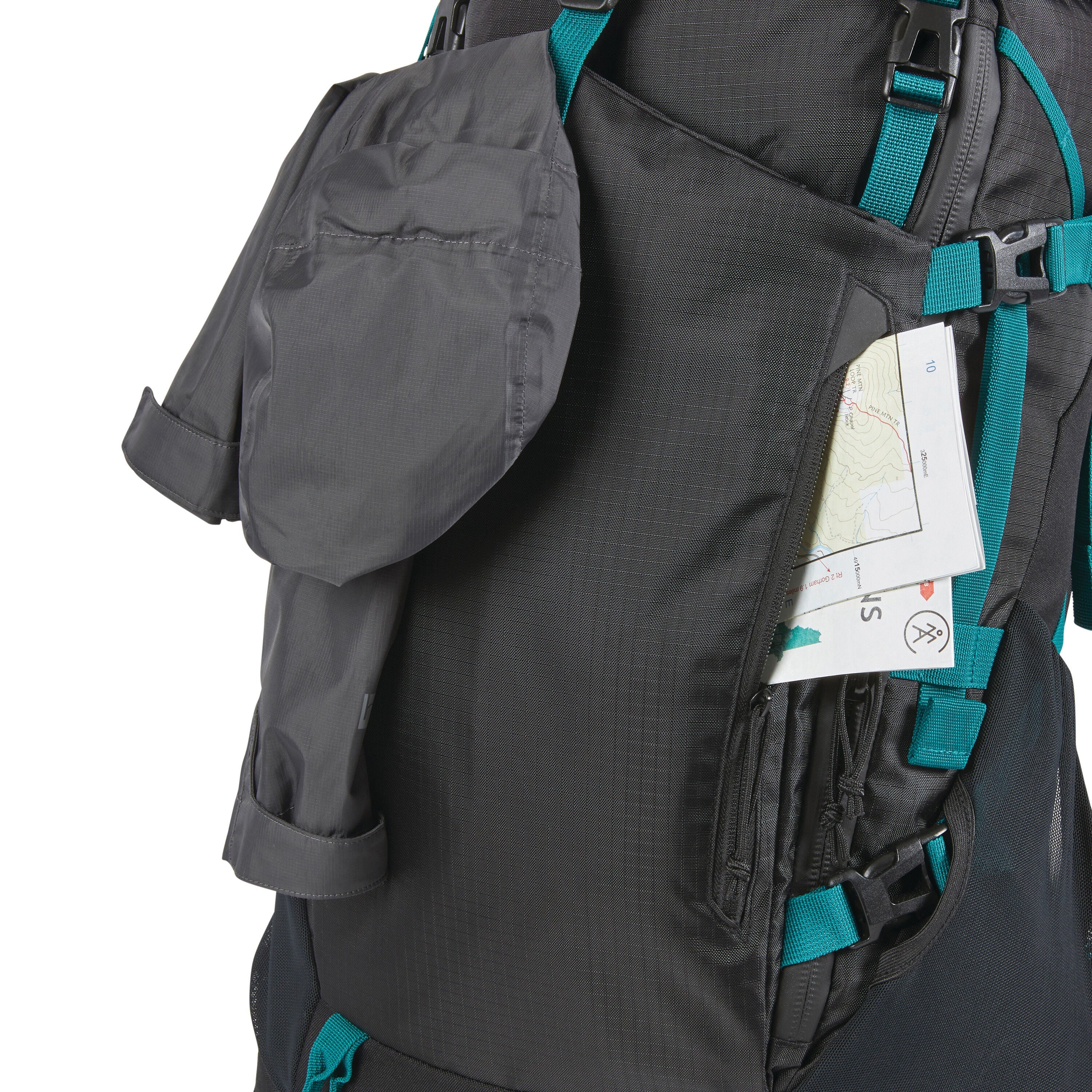 High Sierra Pathway 2.0 60L Backpack in Black — angle view 2