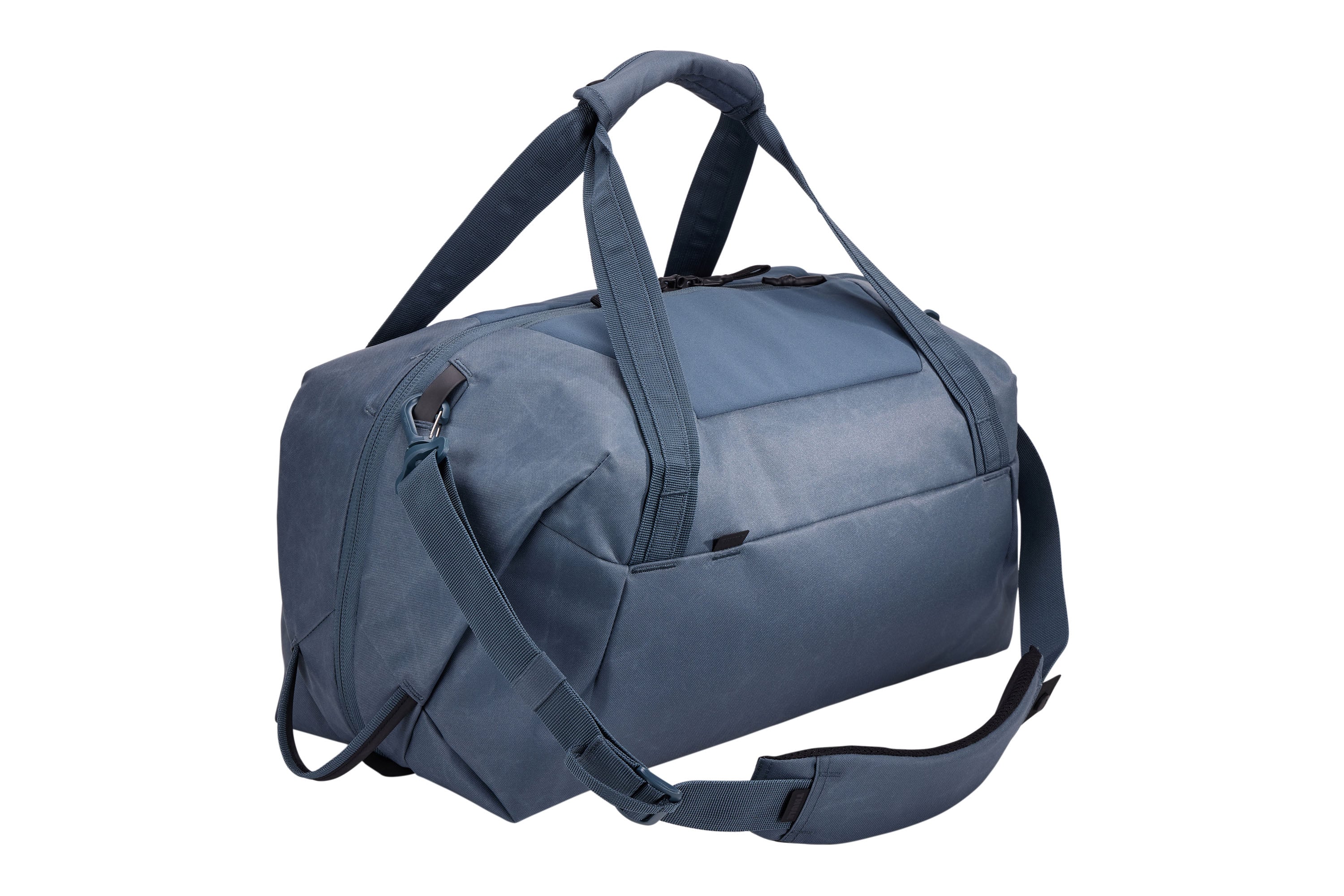 Thule Aion Duffel Bag 35L in Dark Slate — angle view 3 # color_Dark Slate