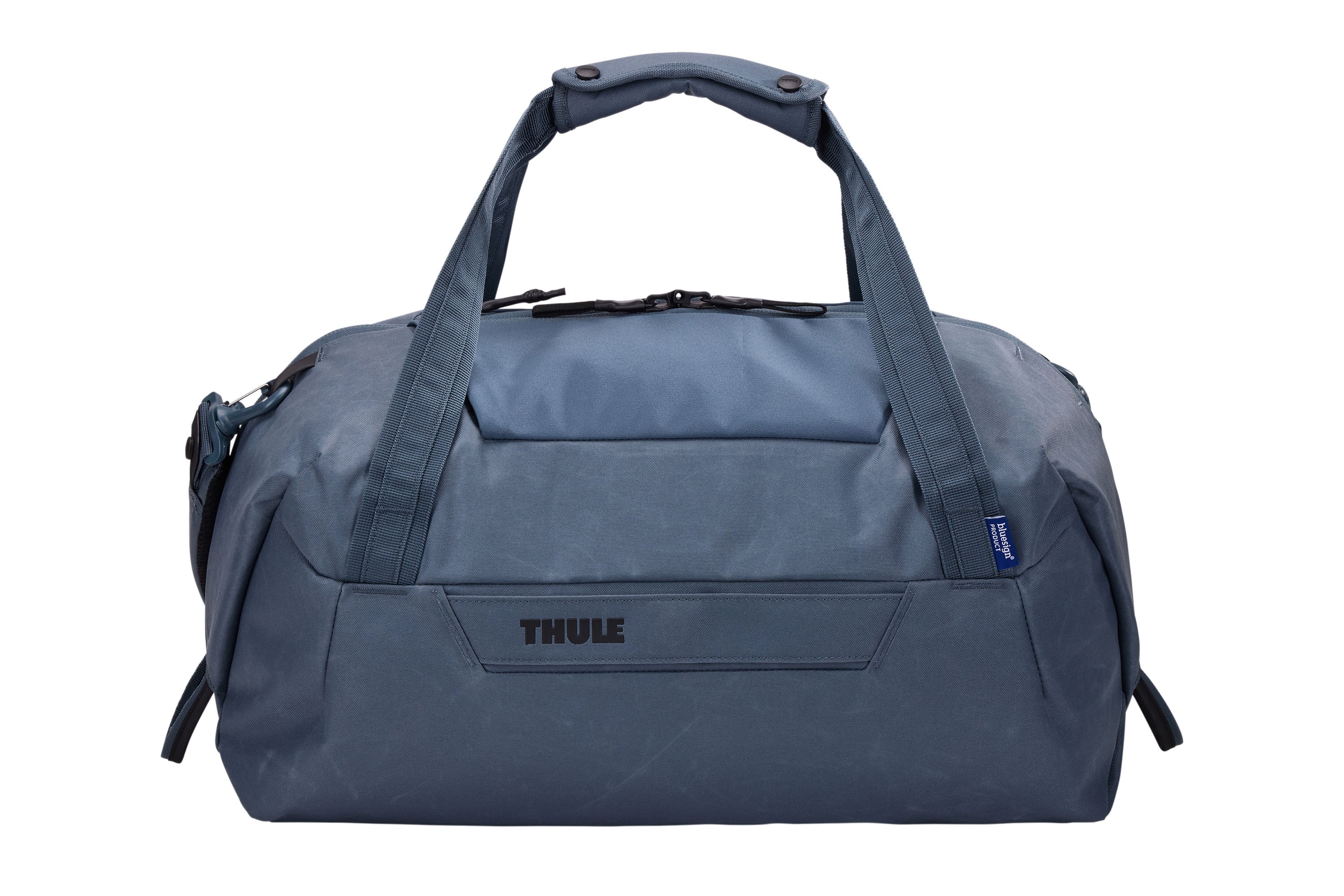 Thule Aion Duffel Bag 35L in Dark Slate — angle view 4 # color_Dark Slate