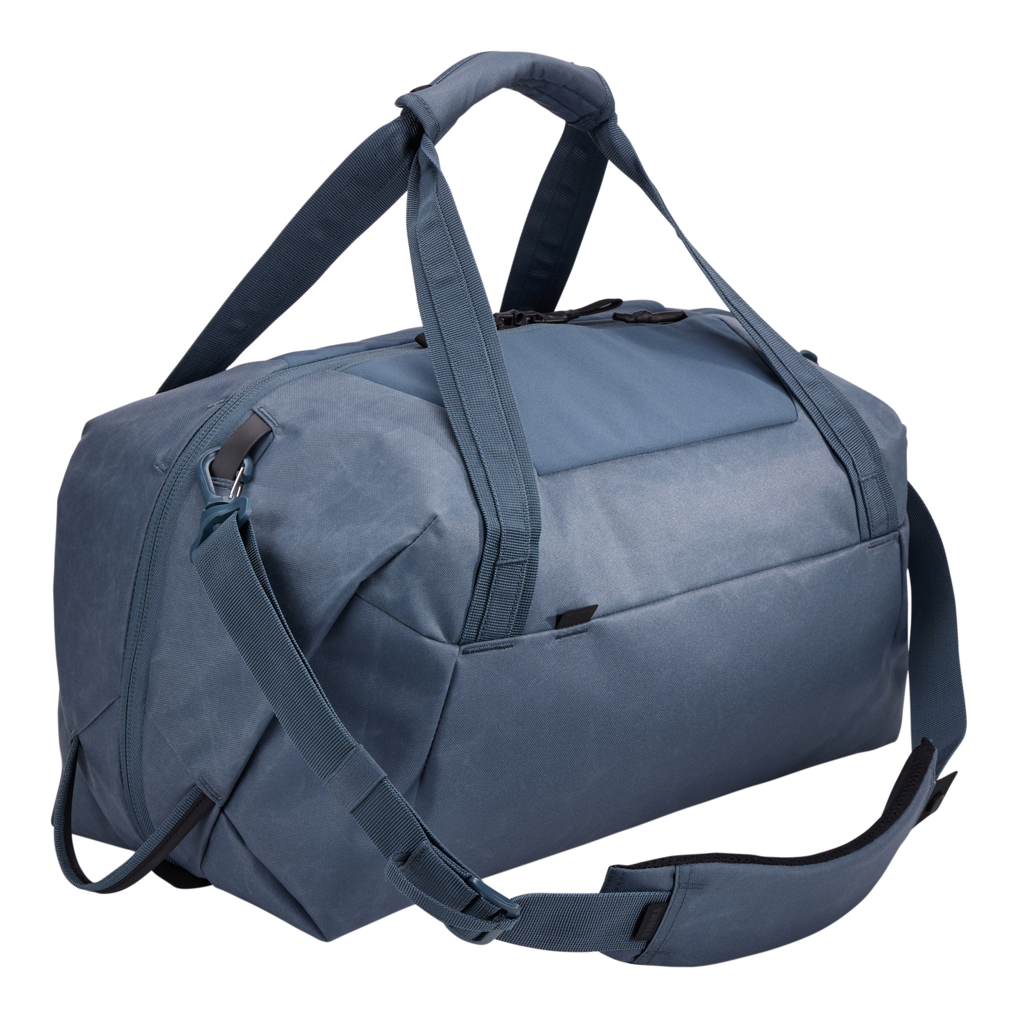 Thule Aion Duffel Bag 35L in Dark Slate — angle view 2 # color_Dark Slate
