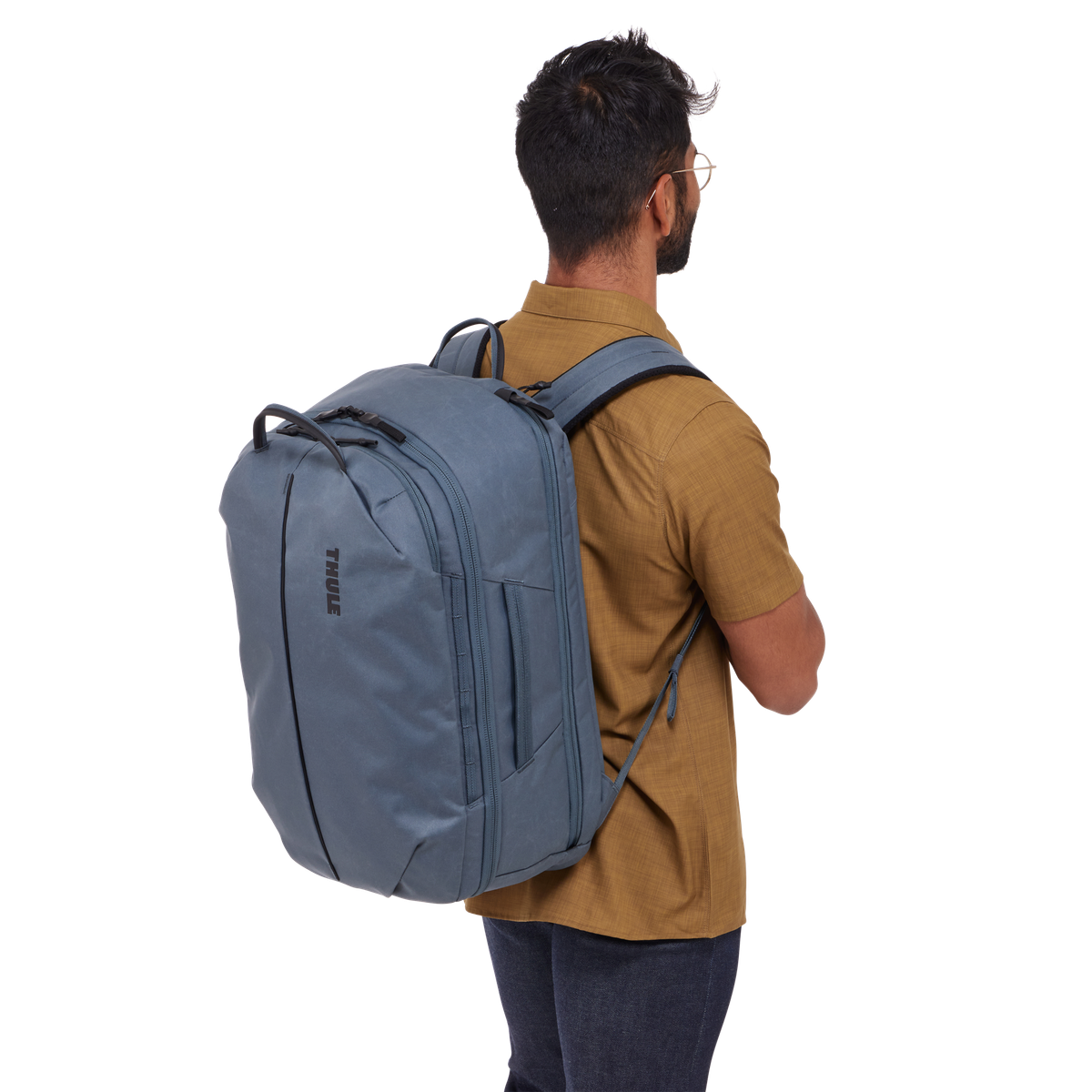 Thule Aion Travel Backpack 40L in Dark Slate — lifestyle 2