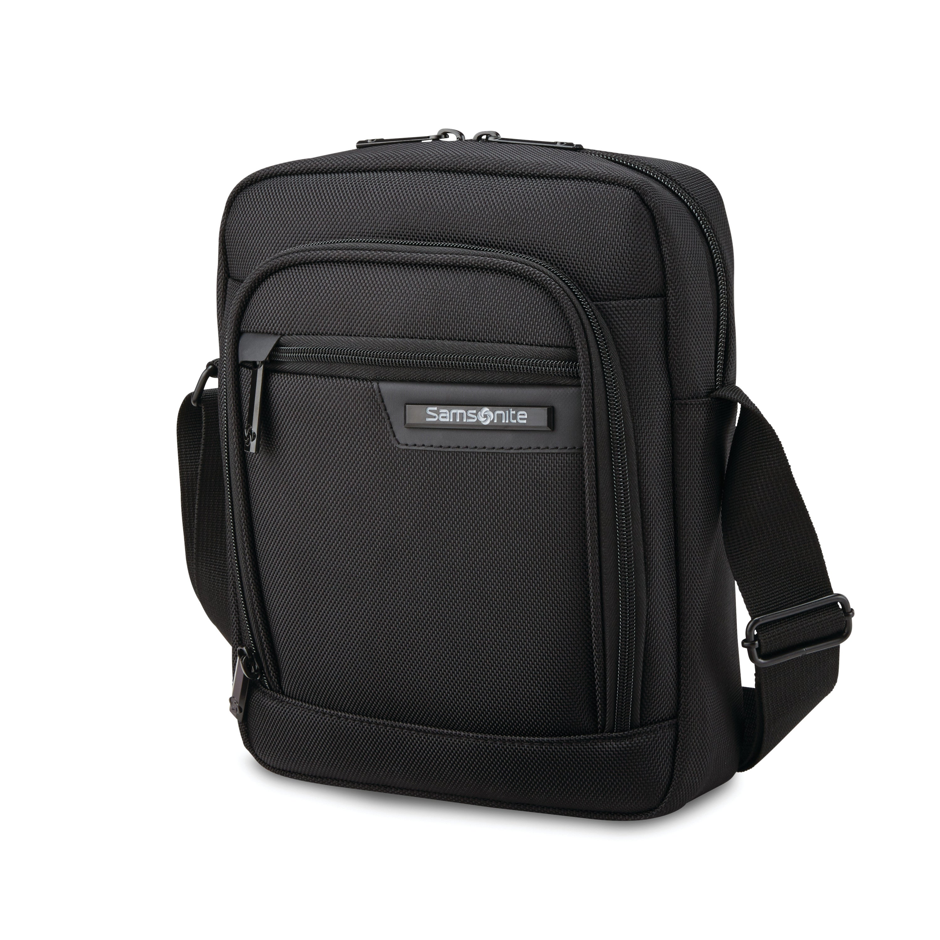 Samsonite Classic 2.0 RFID Crossbody – black, front view