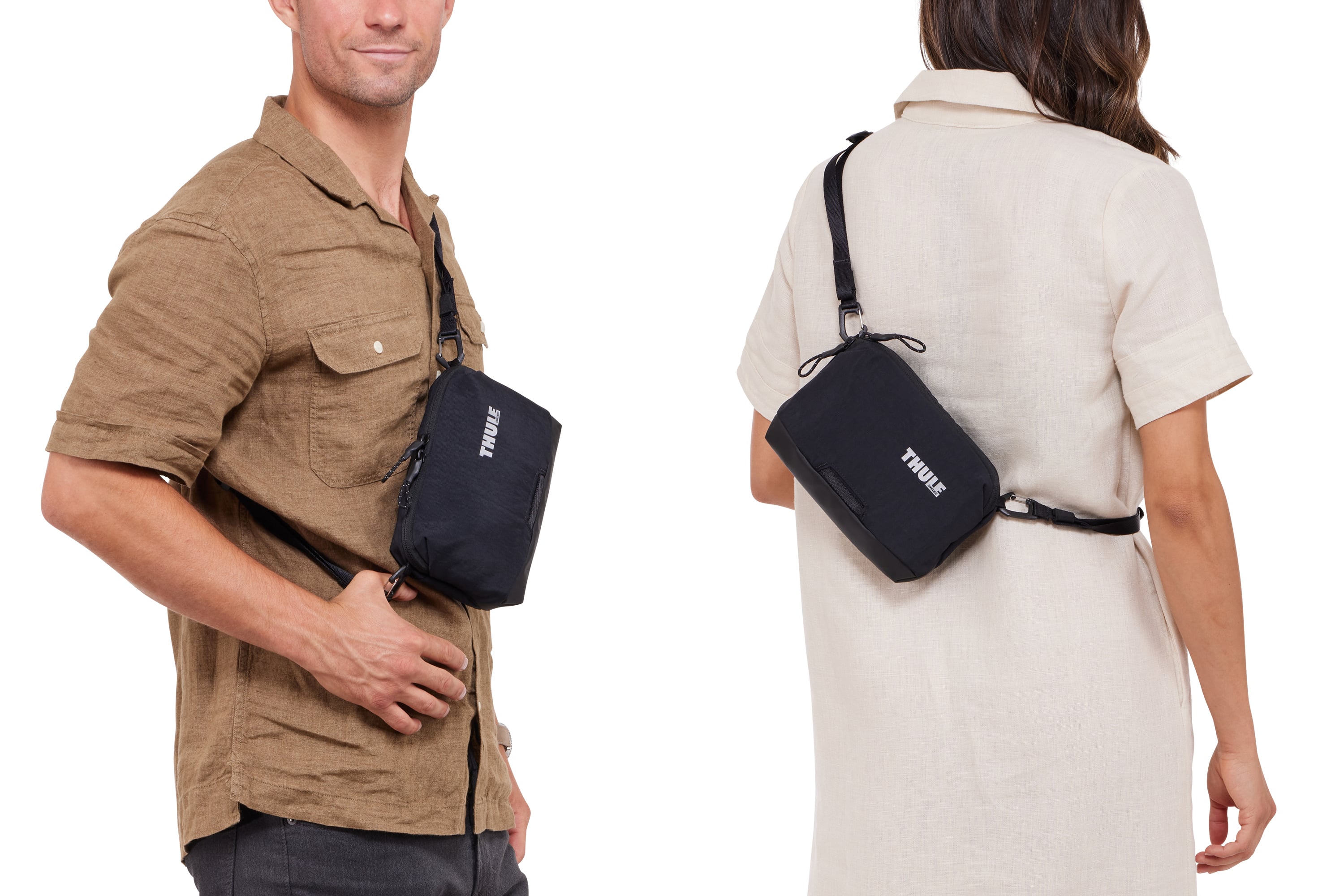 Thule Paramount Crossbody 2L in Black — lifestyle # color_Black