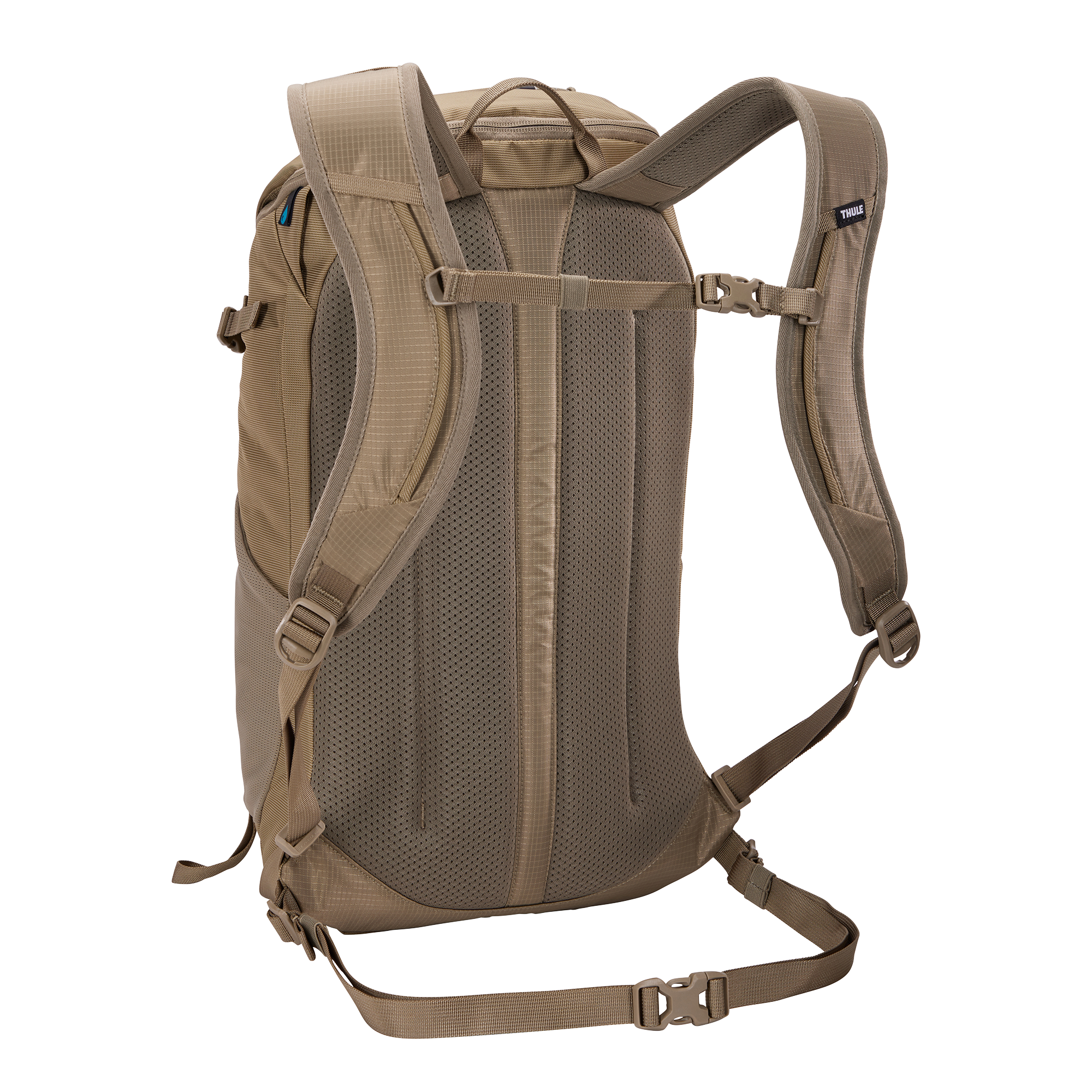Thule AllTrail Daypack 18L in Faded Khaki — back view # color_Faded Khaki