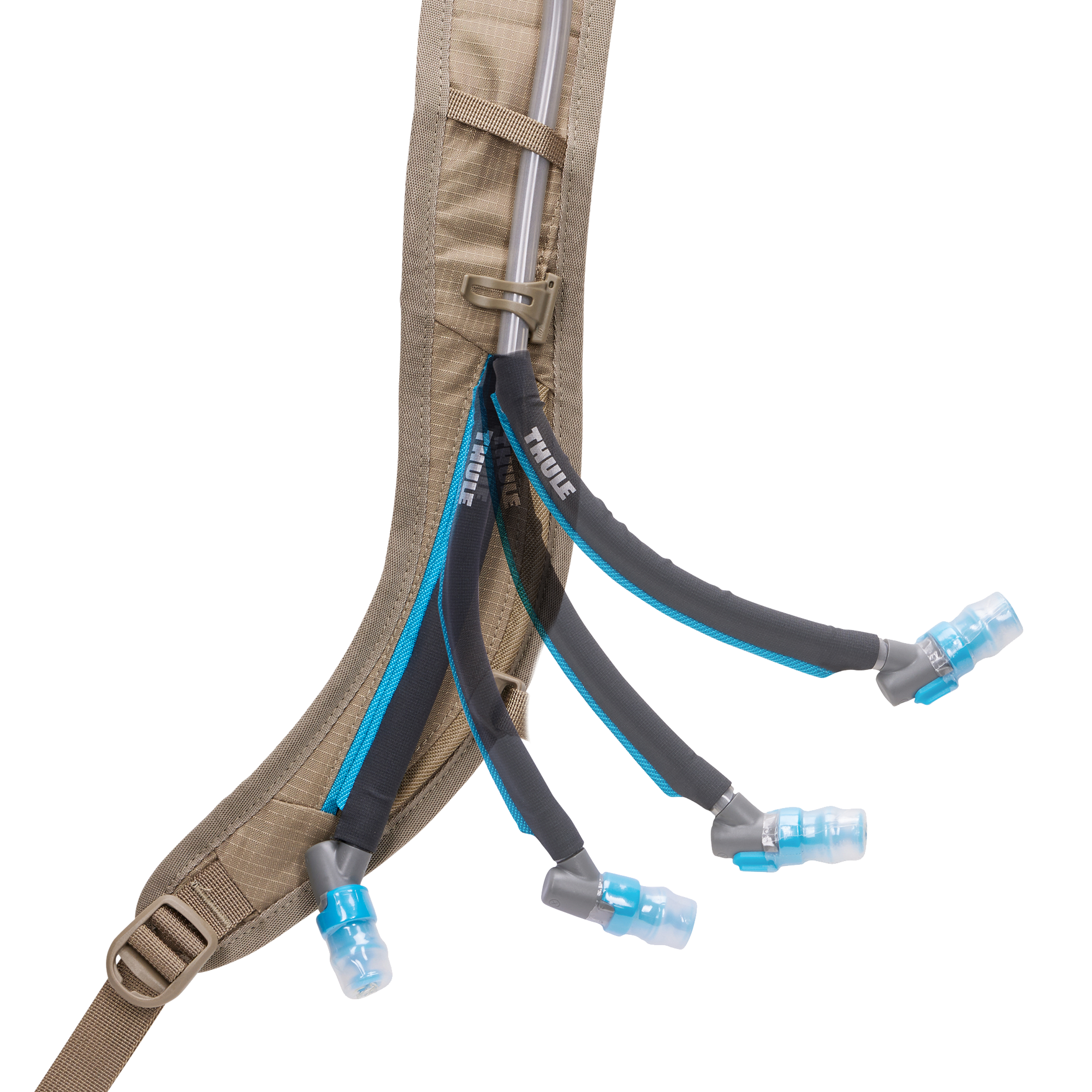 Thule AllTrail Hydration Pack 10L in Faded Khaki — detail view # color_Faded Khaki