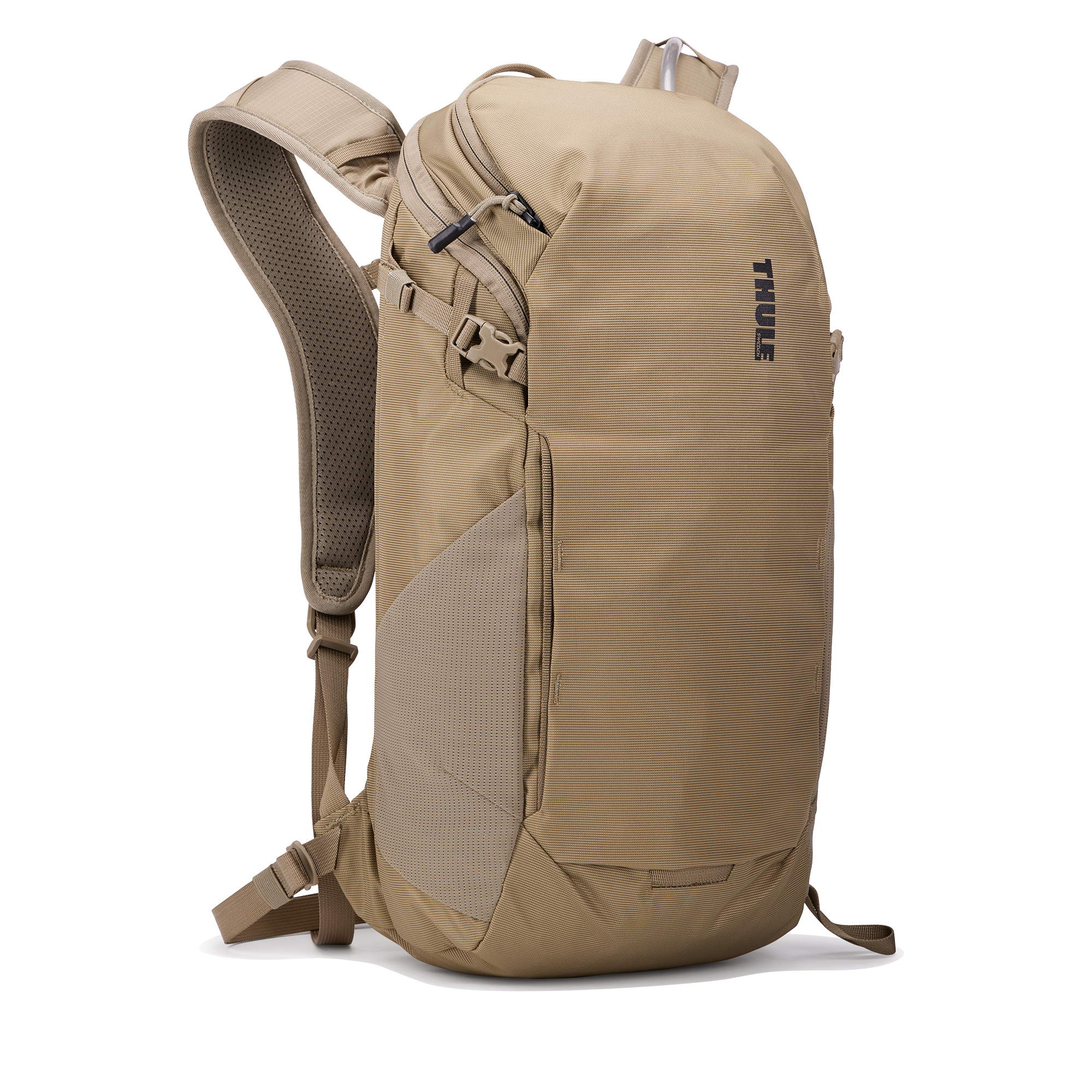 Thule AllTrail Hydration Pack 16L in Faded Khaki — angle view 2 # color_Faded Khaki