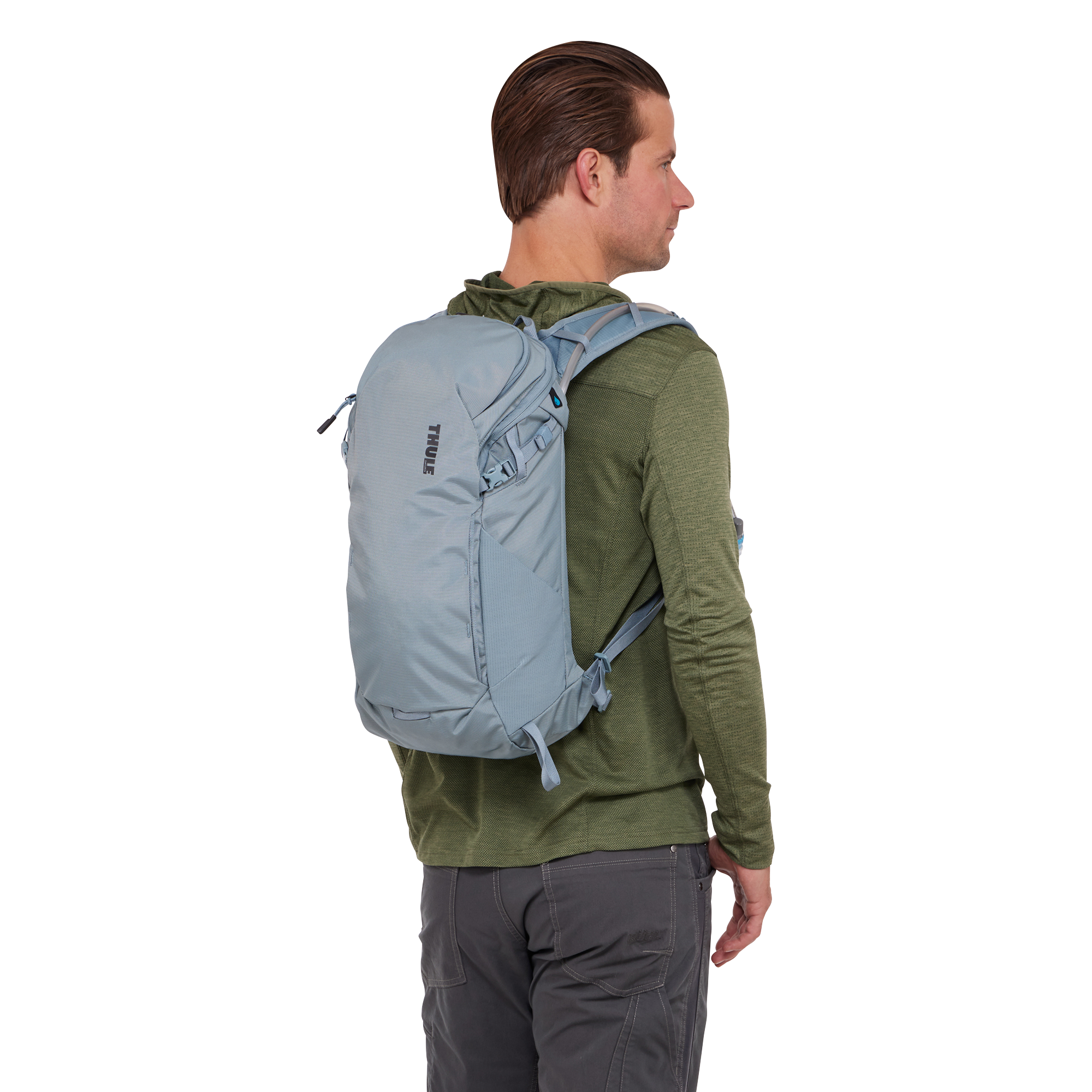 Thule AllTrail Hydration Pack 16L in Pond Blue — lifestyle # color_Pond Blue