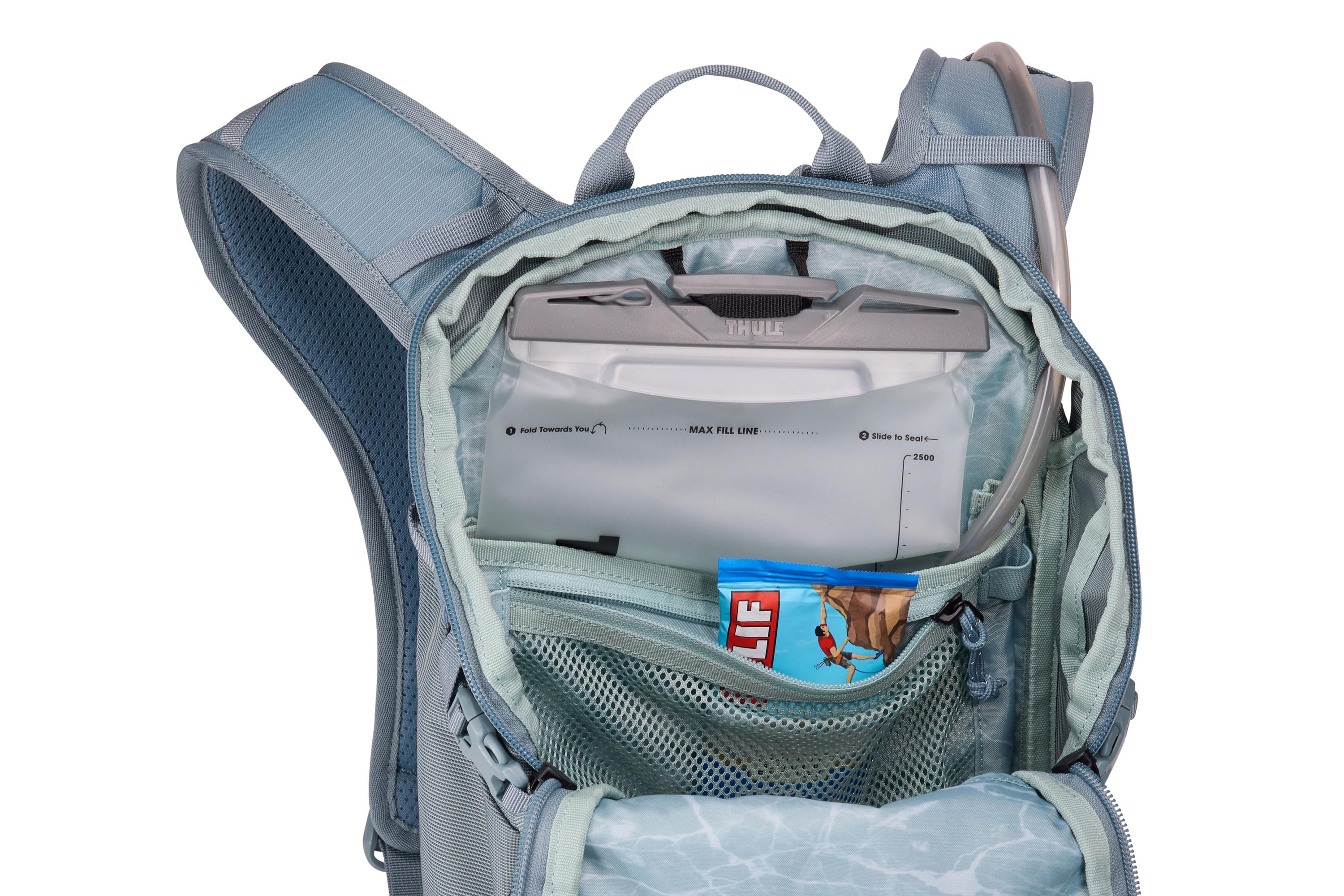 Thule AllTrail Hydration Pack 16L in Pond Blue — interior view 3 # color_Pond Blue