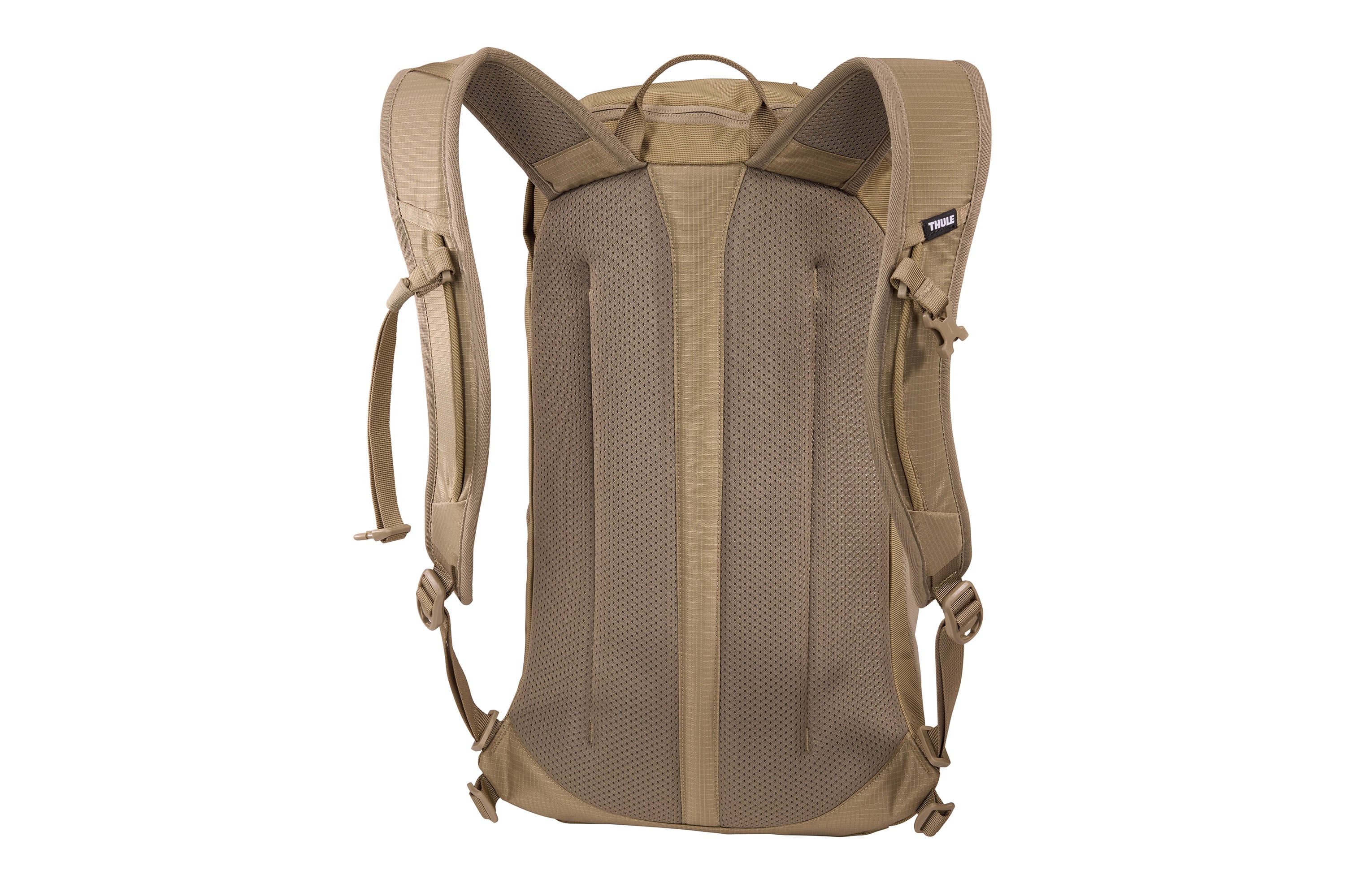 Thule AllTrail Daypack 18L in Faded Khaki — back view 2 # color_Faded Khaki
