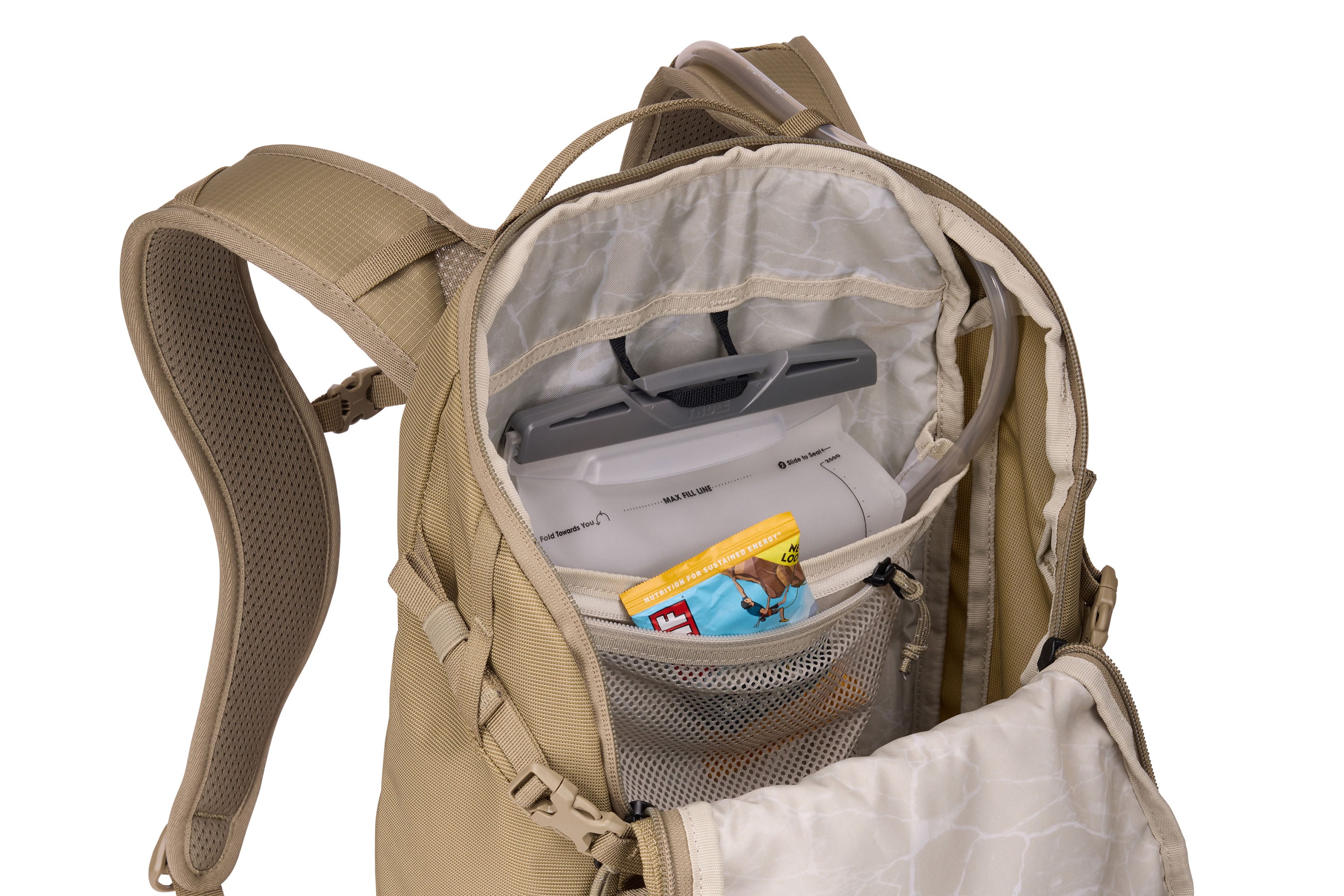 Thule AllTrail Hydration Pack 22L in Faded Khaki — interior view 4 # color_Faded Khaki