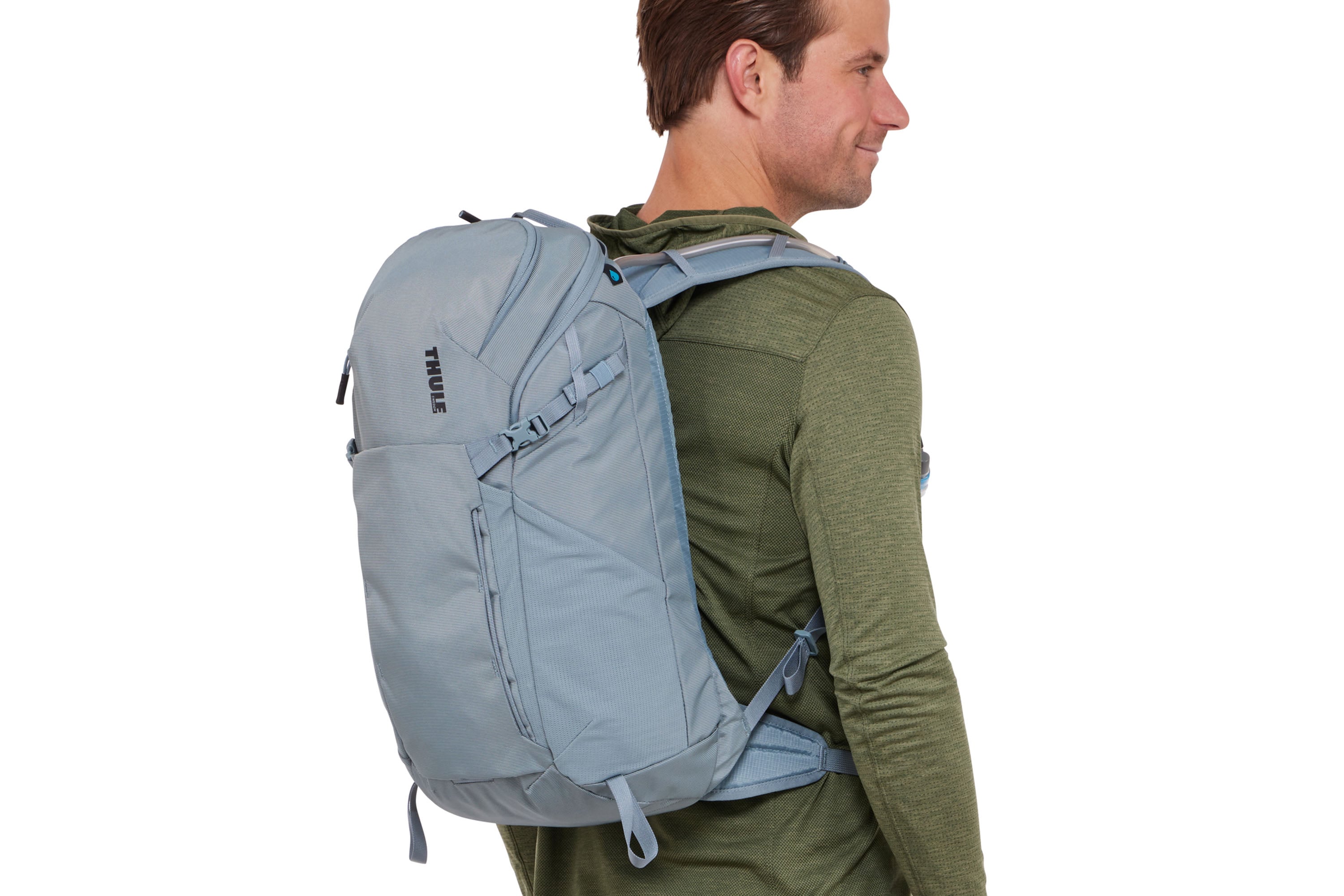 Thule AllTrail Hydration Pack 22L in Pond Blue — lifestyle 2 # color_Pond Blue